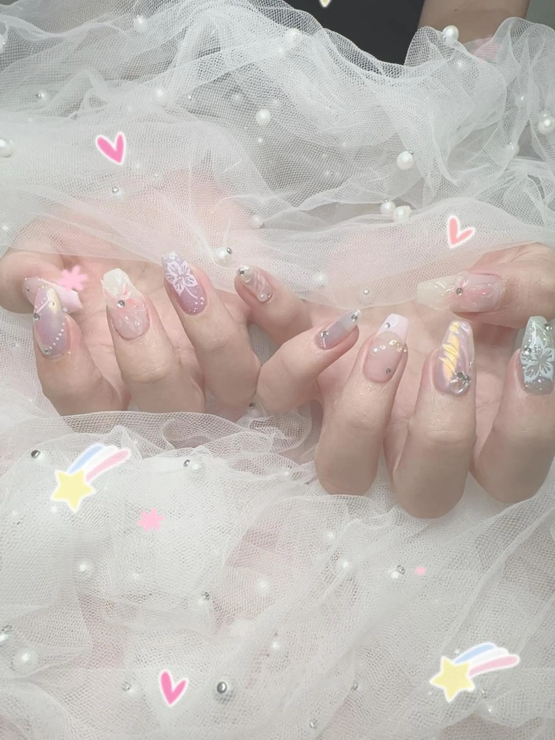 ネイル ハンドネイル 🎀シズカ nail🎀のネイルデザイン