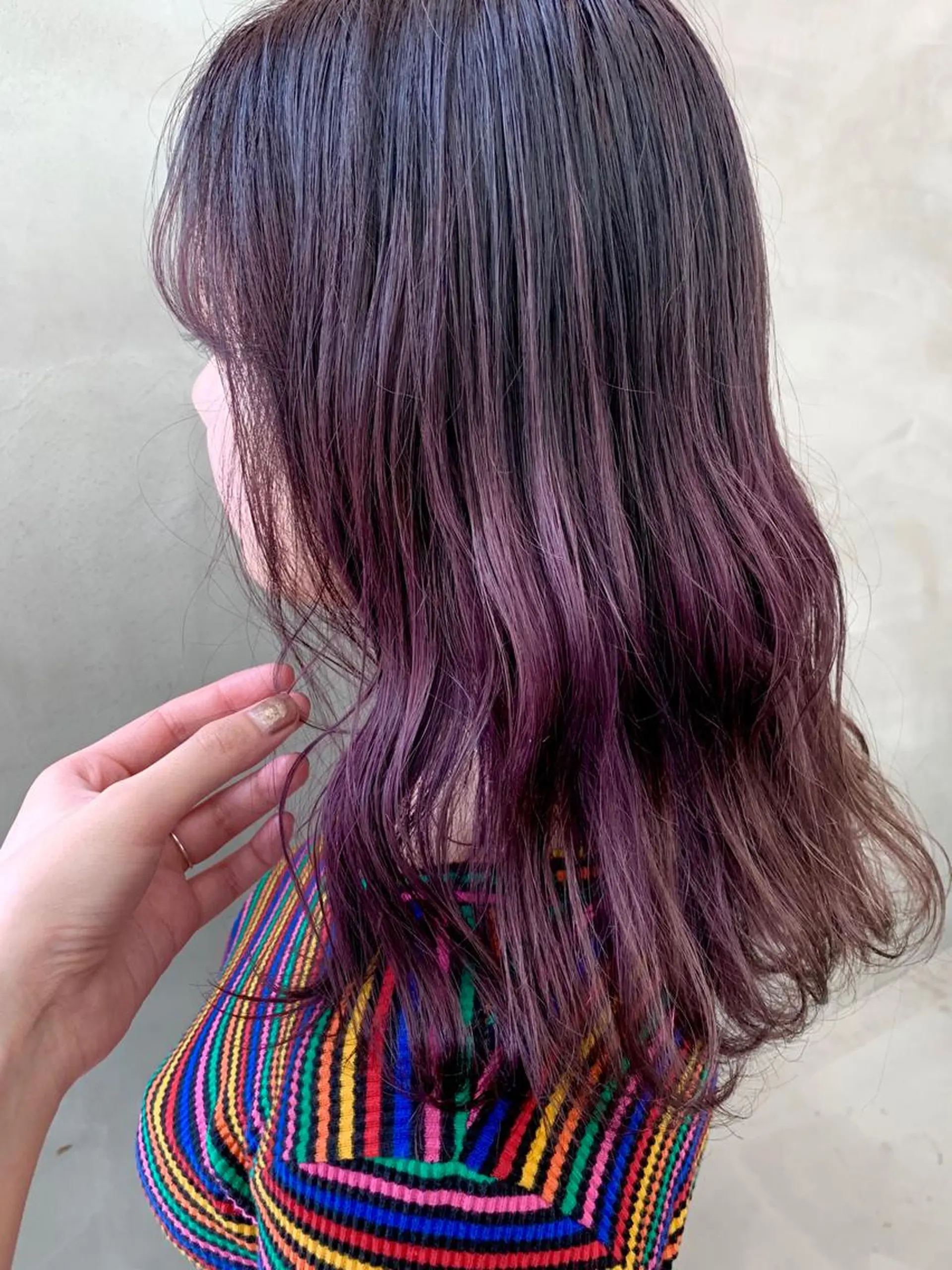 セミロング カラー 🐝 hachi🐝のヘアスタイル