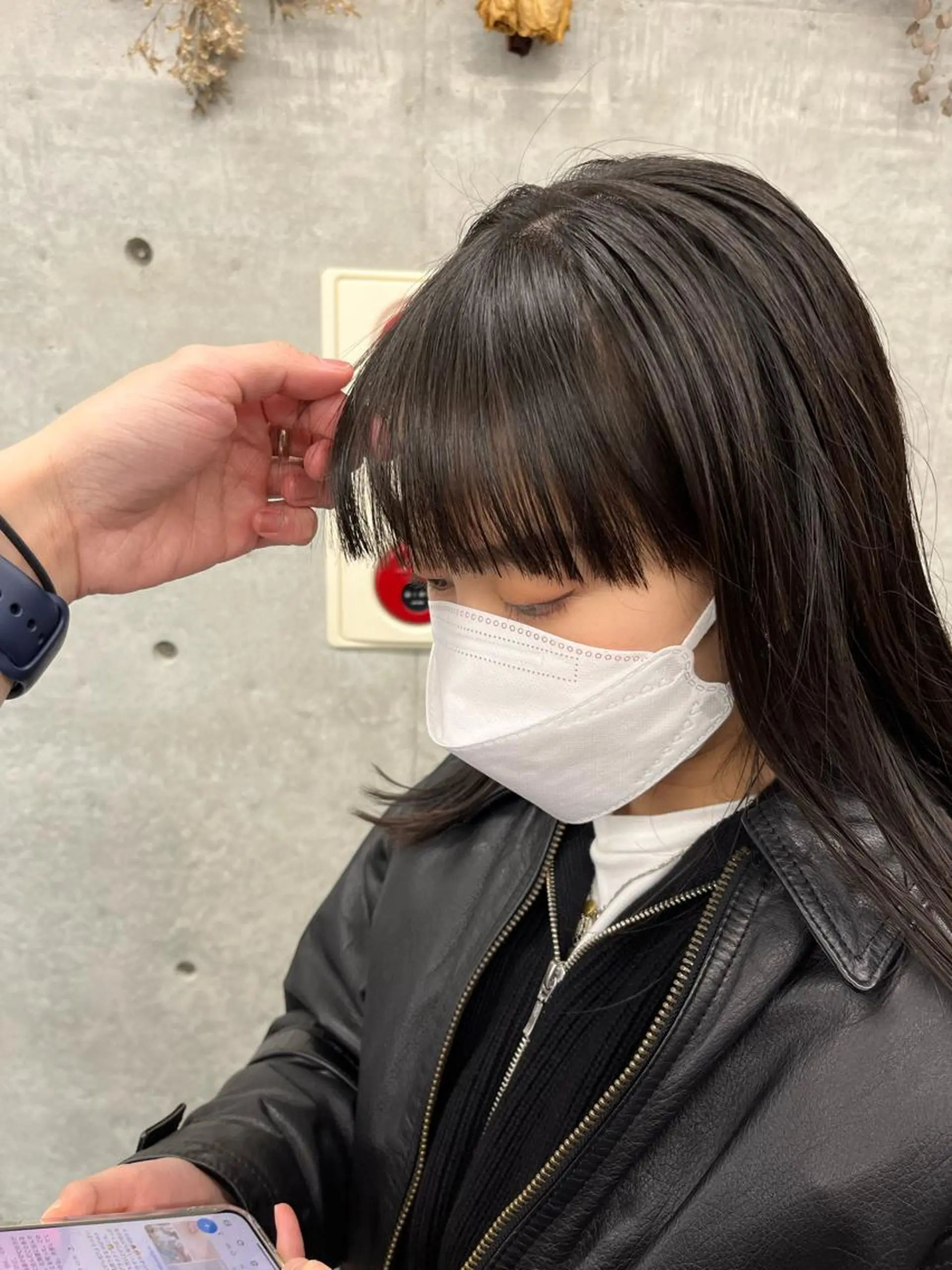 ミディアム カット ヘアカラー ダブルカラー/ ケアブリーチ/クニトのヘアスタイル