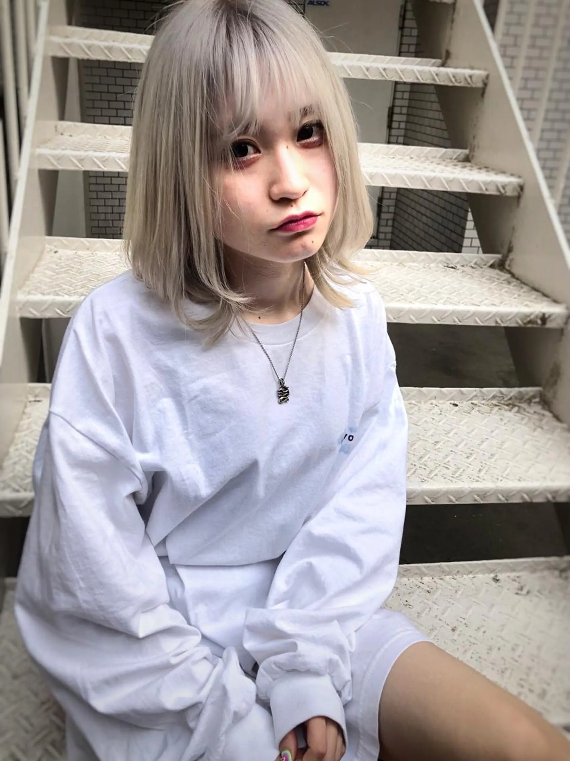 ミディアム カット ヘアカラー トリートメント 山本 芳喜のヘアスタイル