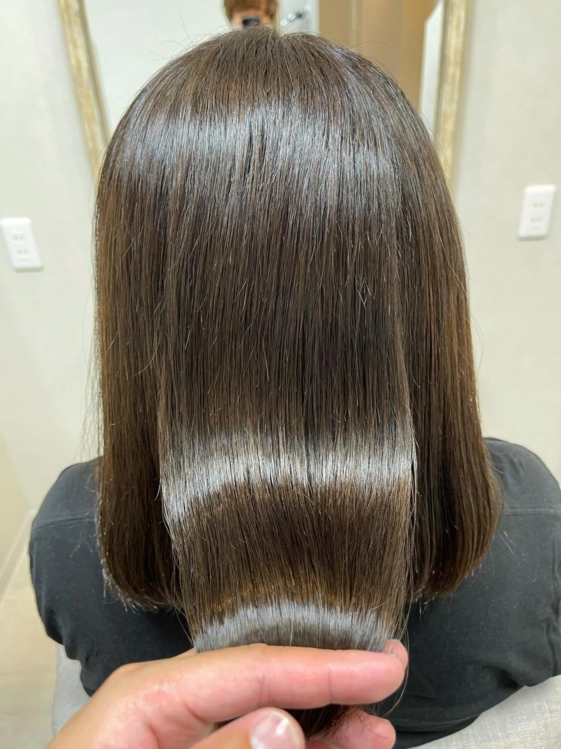 セミロング カラー カット ヘアカラー 縮毛矯正 池田 雄太 ✨美髪縮毛矯正✨のヘアスタイル