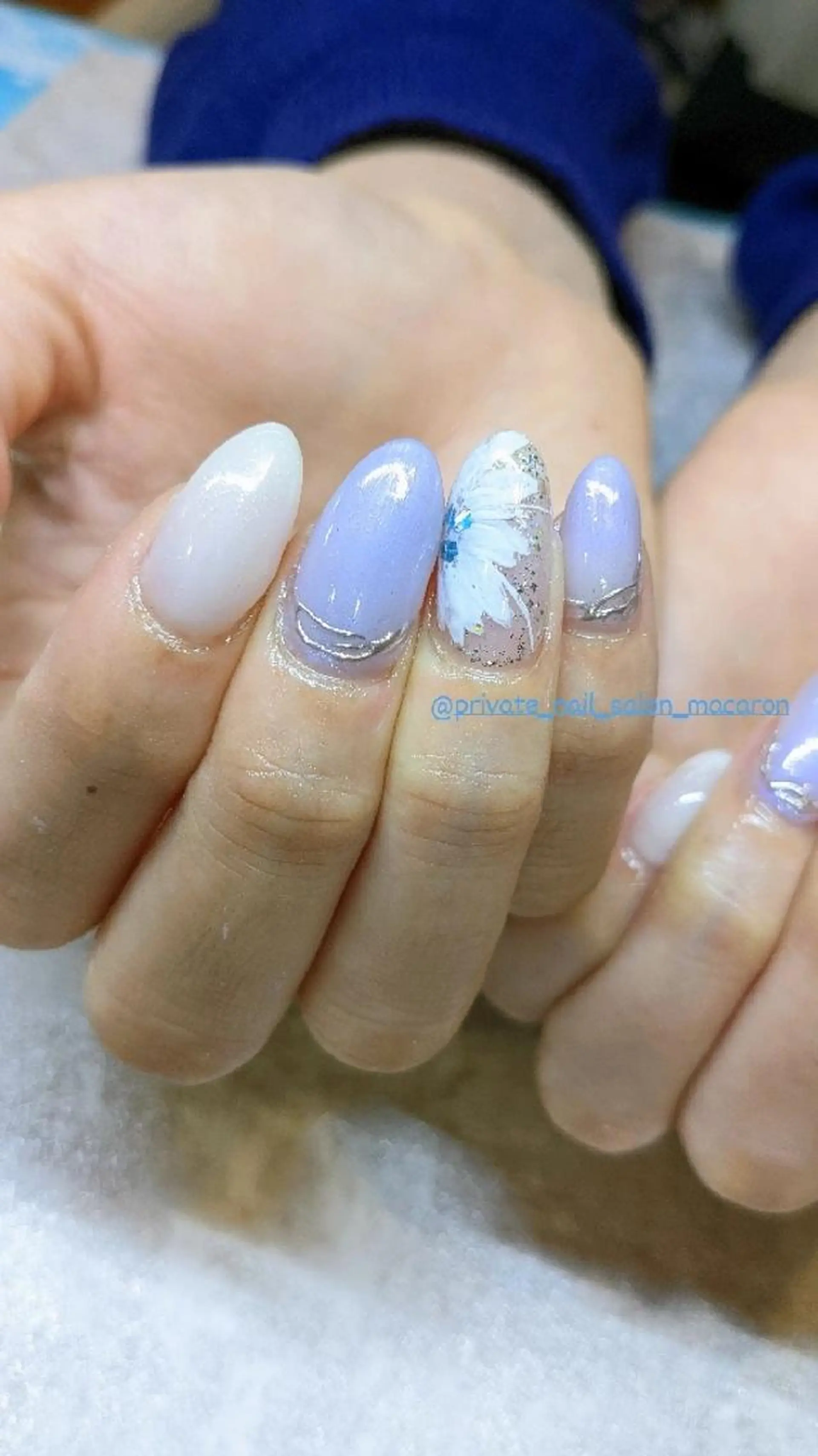 ネイル アートネイル ミラーネイル ハンドネイル macaron♥所属・nail salon macaron のネイルデザイン