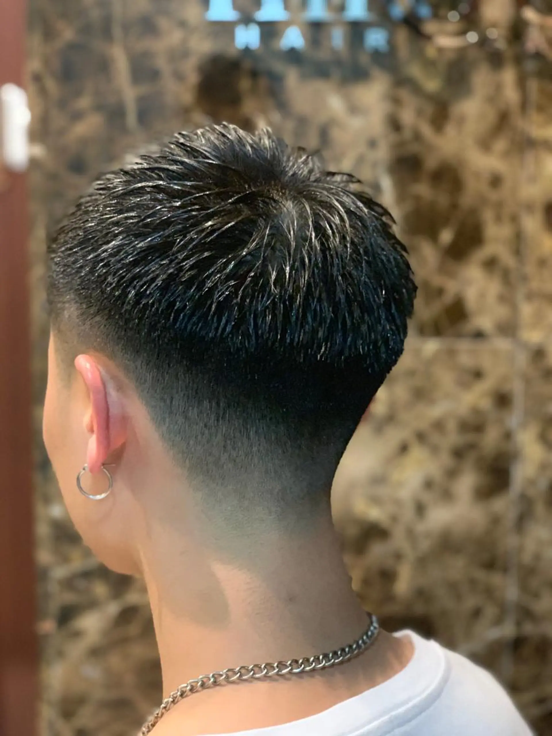 ショート 牧 颯斗のヘアスタイル