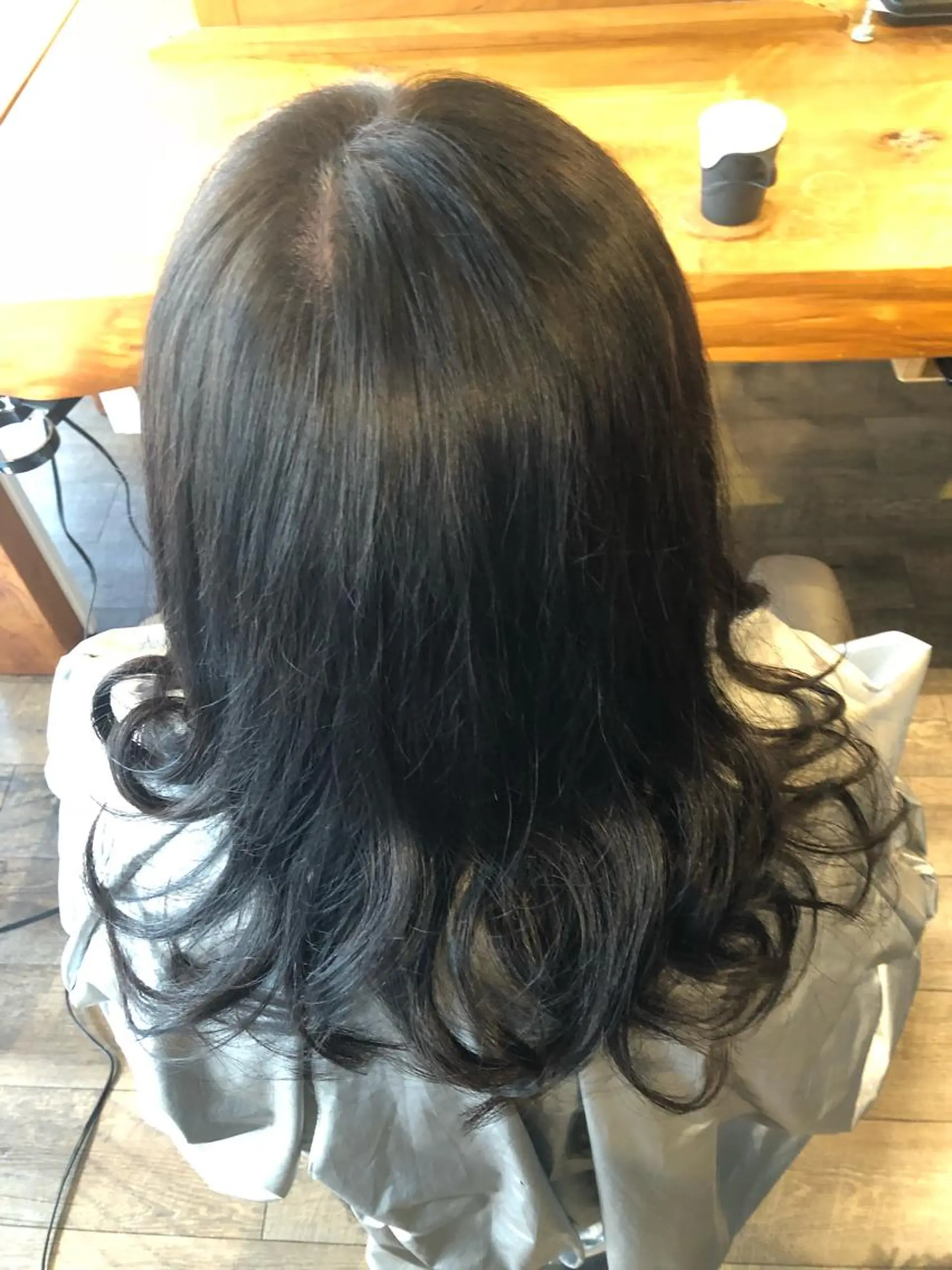 カラー ブリーチ グレージュ オレンジ ISHIMORI  のヘアスタイル