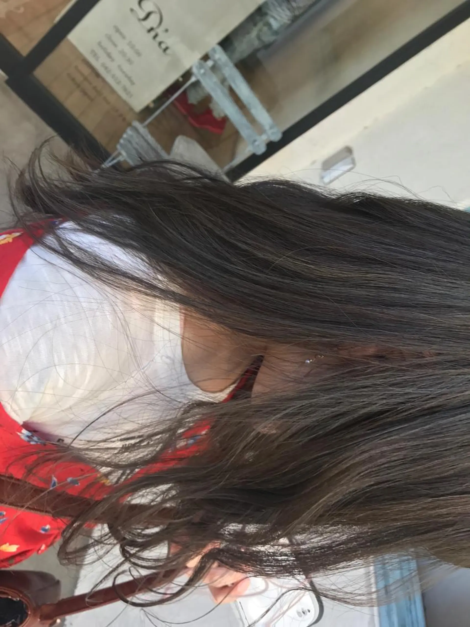 ロング カラー ヘアアレンジ オリーブ透明感カラー 表参道/MIKUのヘアスタイル