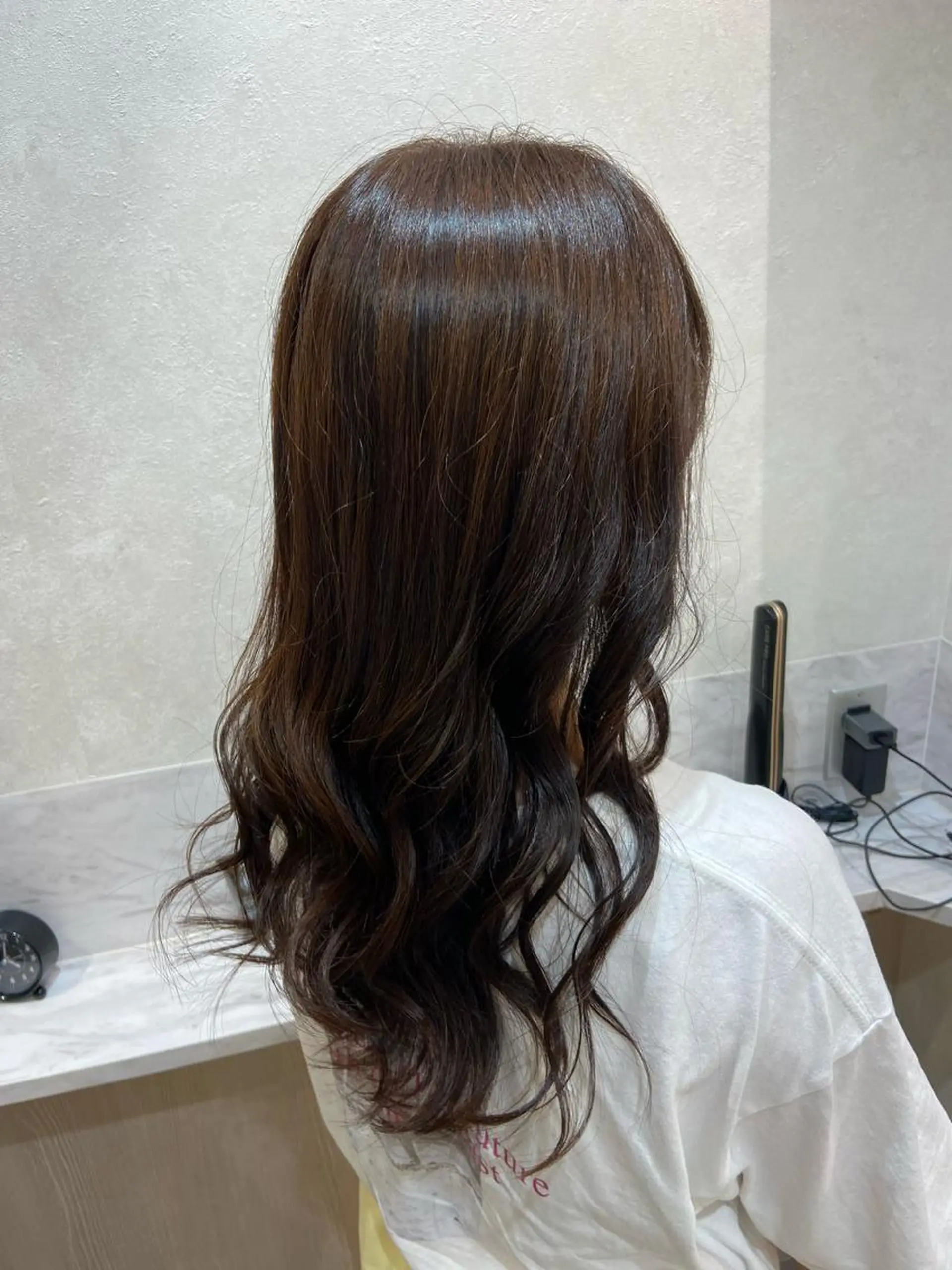 ロング チナツ ，のヘアスタイル