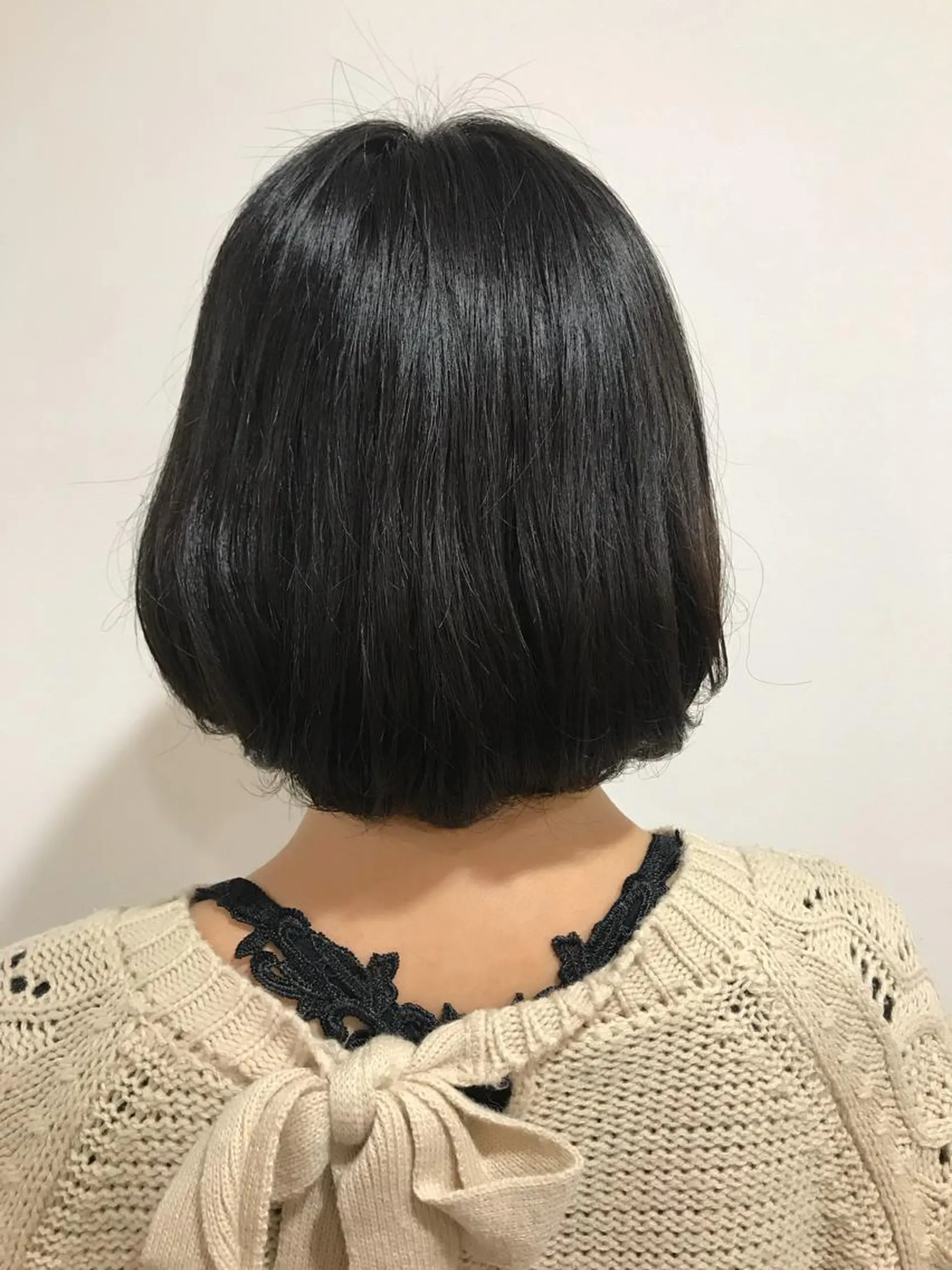 ミディアム パーマ 暖色カラー🍊 ボブ🌿顔周りcutのヘアスタイル