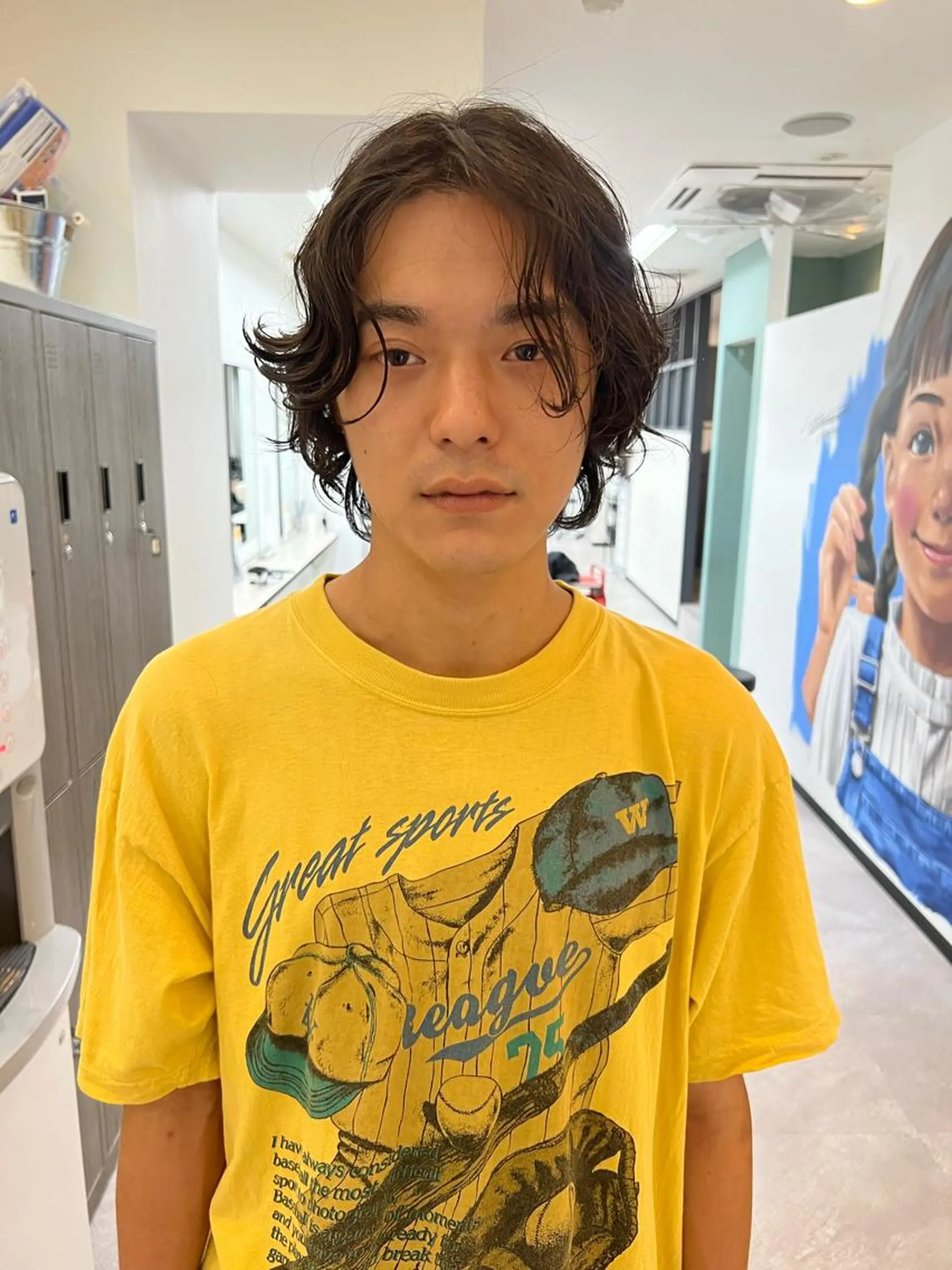 パーマ メンズ THE SUITS  BROTHERS 金山所属・坂口 敬志朗のヘアスタイル