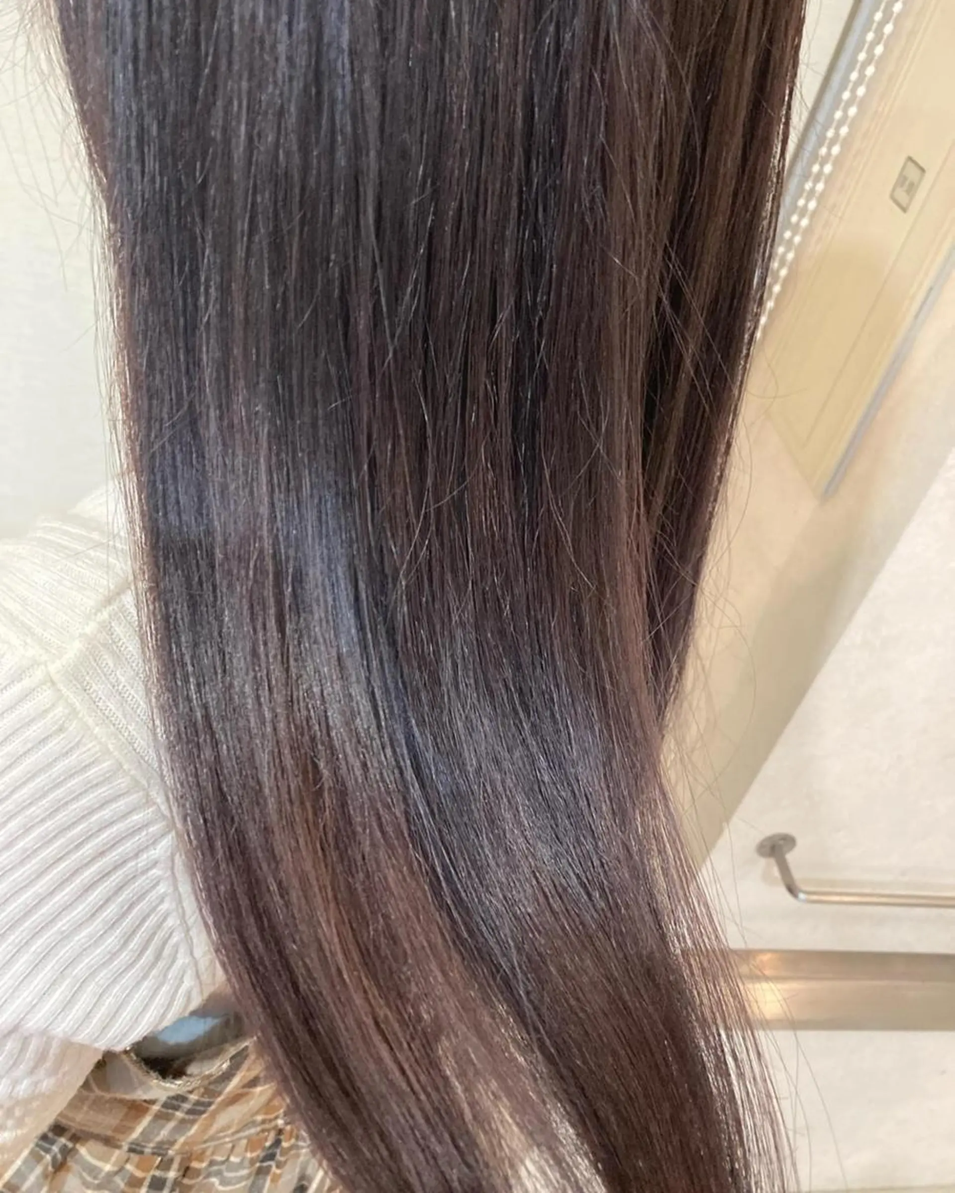 カラー イヤリングカラー ハイライトカラー ラベンダーカラー 髪質改善/透明感 カラー/内藤有須加のヘアスタイル