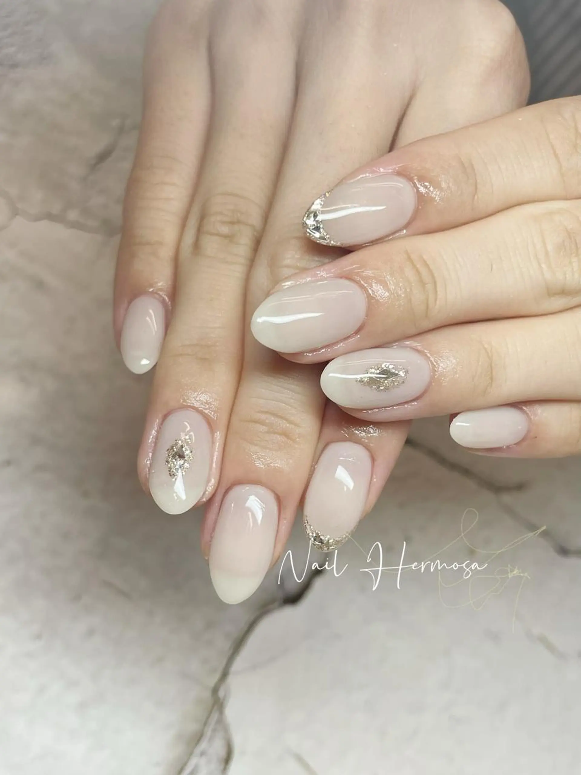 ネイル 桜ネイル 長さ出し フラッシュネイル フラワーネイル フットネイル ハンドネイル ネイル エルモサのネイルデザイン