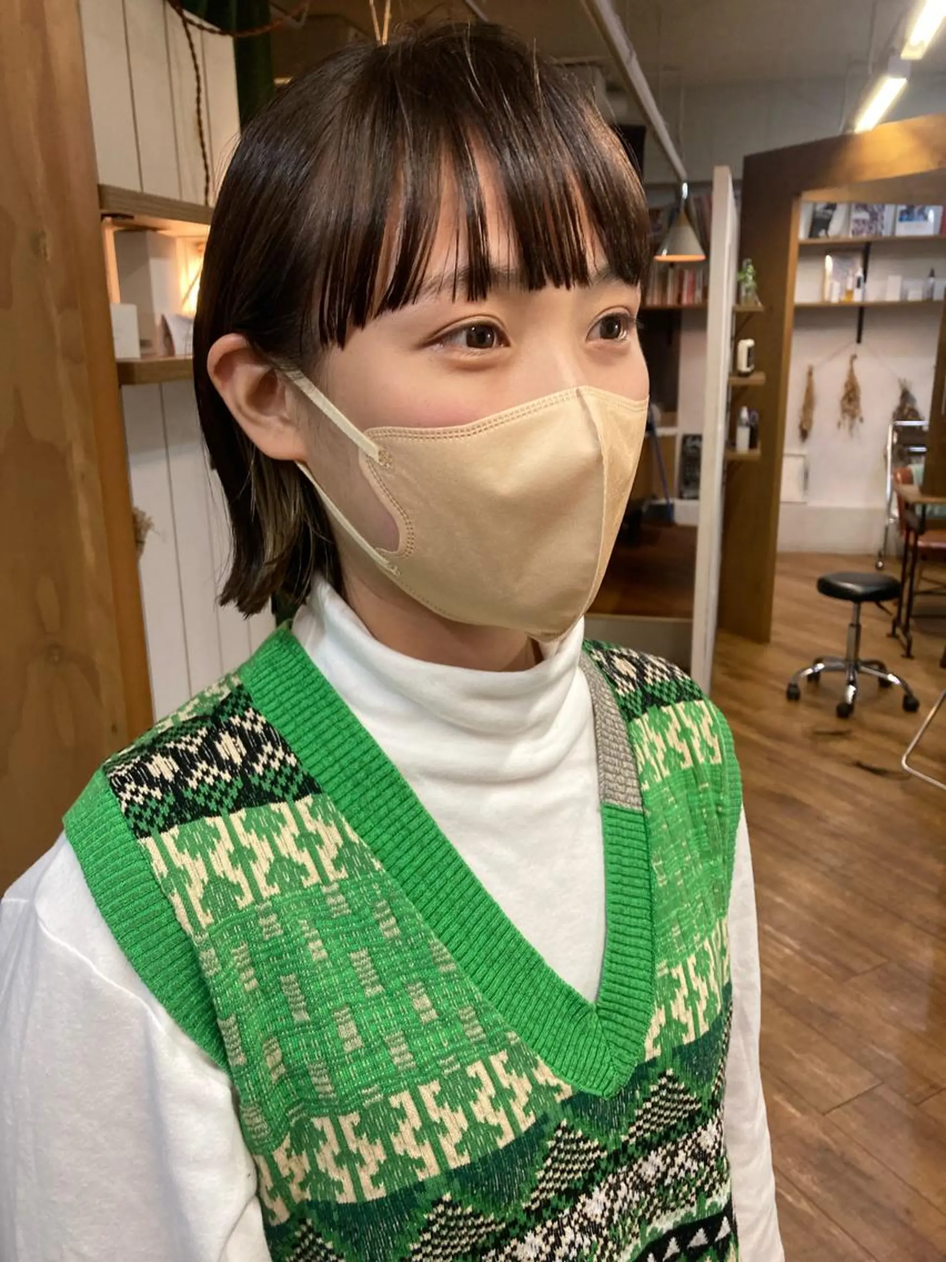 ショート カラー カット トリートメント Hareru 豊田 修廣のヘアスタイル