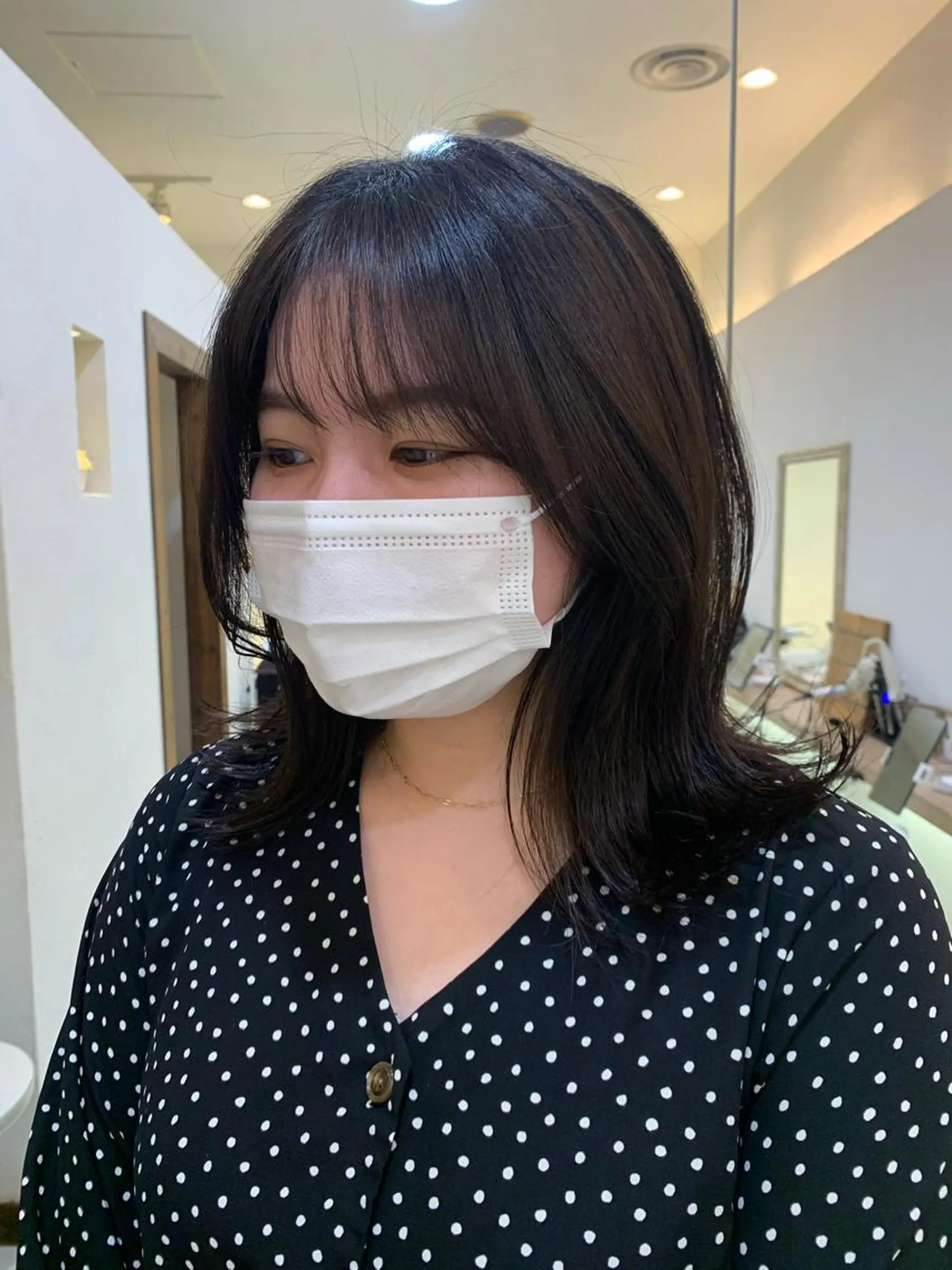 ミディアム 似合わせカラー/艶 髪質改善/ヨシザキのヘアスタイル