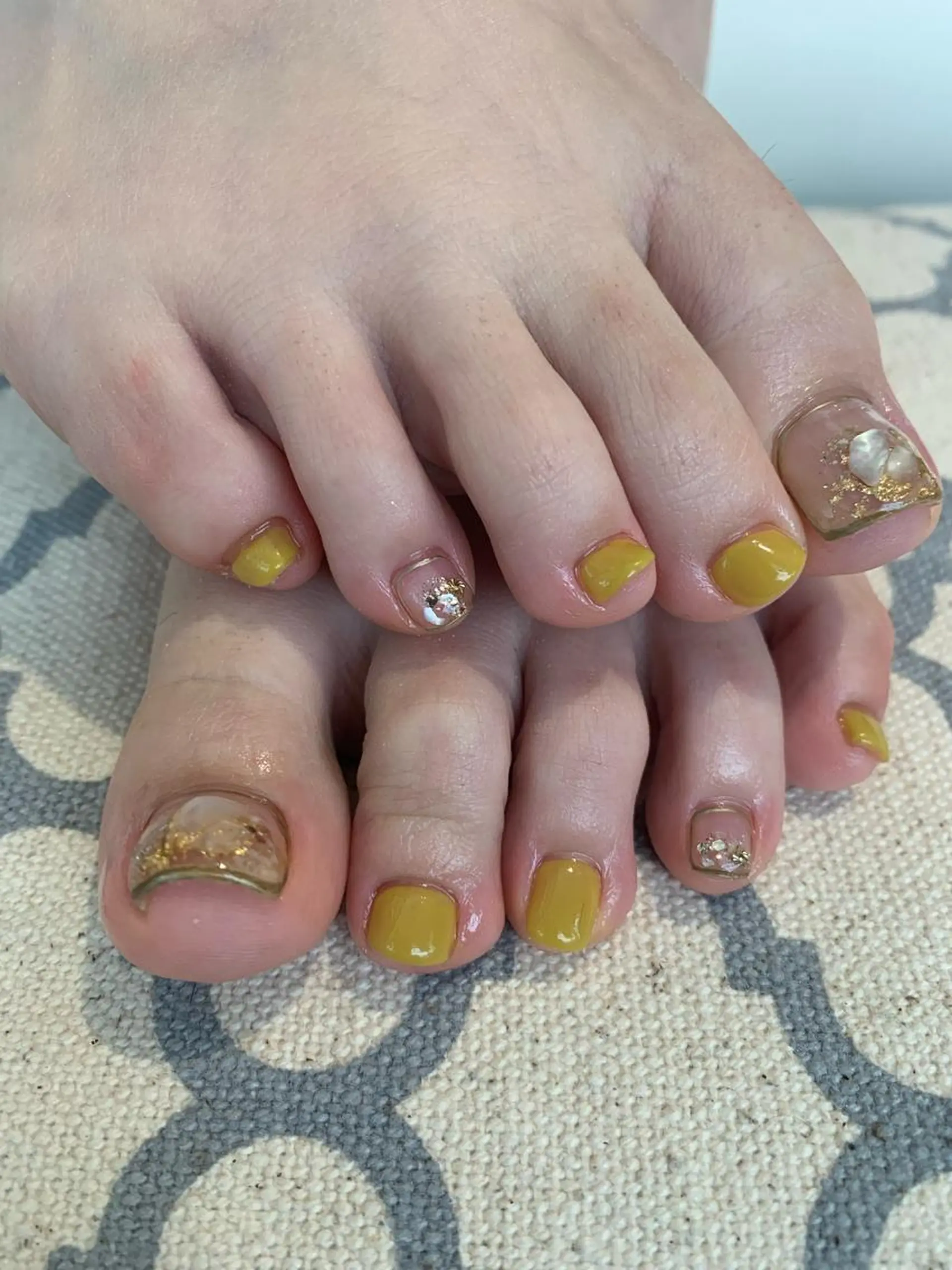 ネイル フットネイル imymemine所属・渡邊 束紗のネイルデザイン