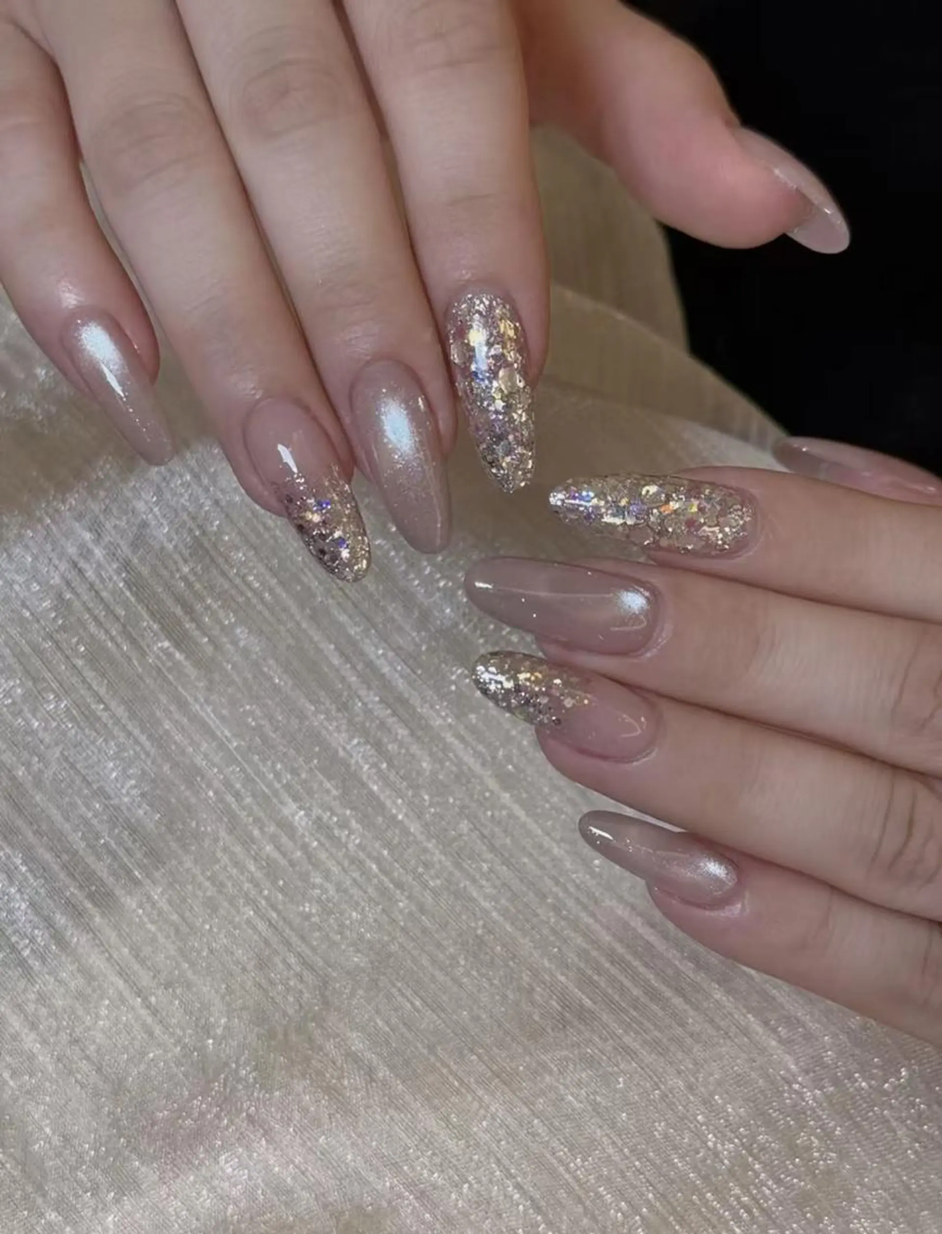 ネイル 長さ出し ジェルネイル 韓国ネイル 持ち込み パラジェル ハンドネイル ハンドケア Hana Bloom Nail💜Akiのネイルデザイン