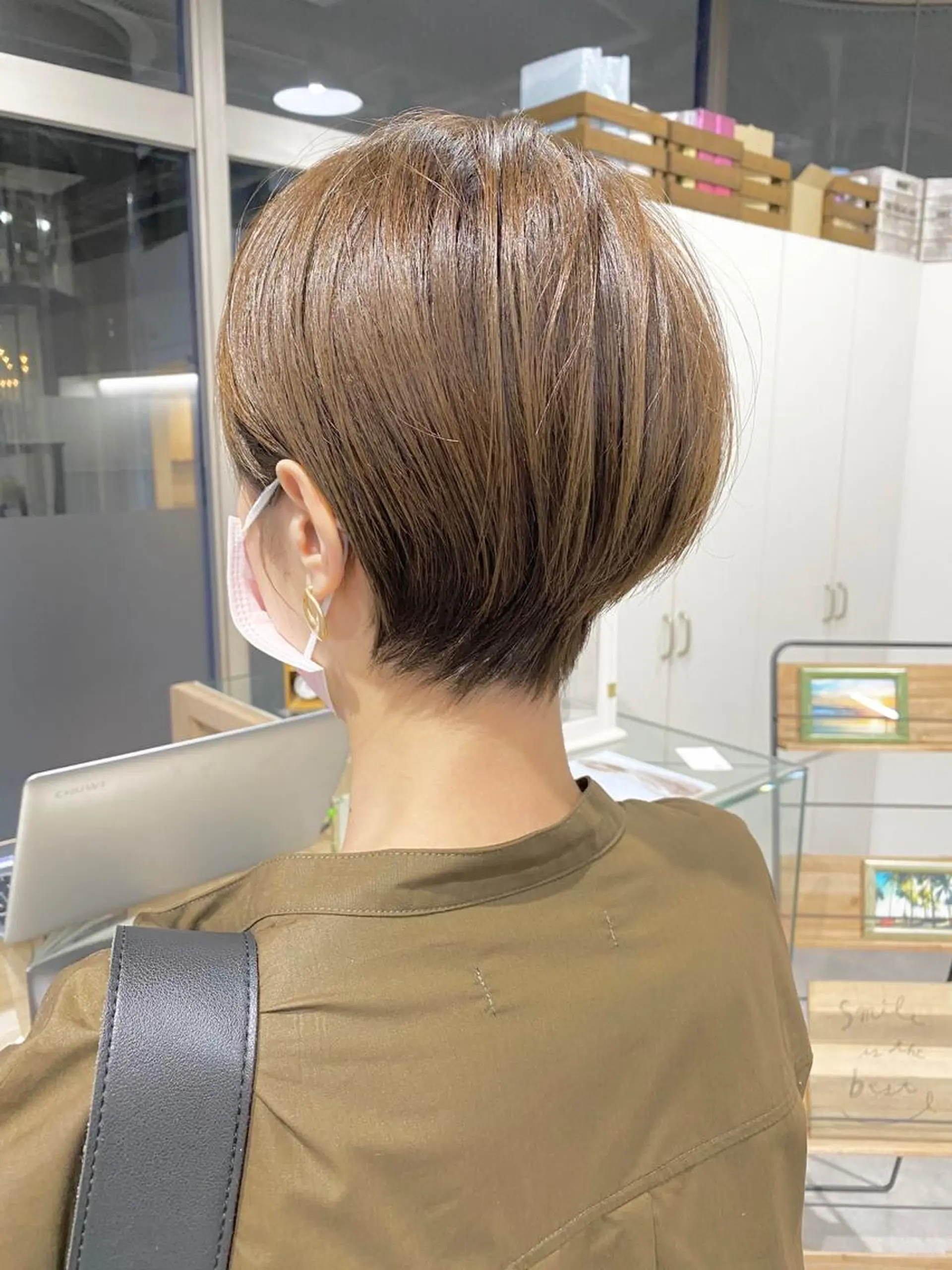 ショート カラー giinii所属・横浜縮毛矯正 ☆渋谷良太のヘアスタイル