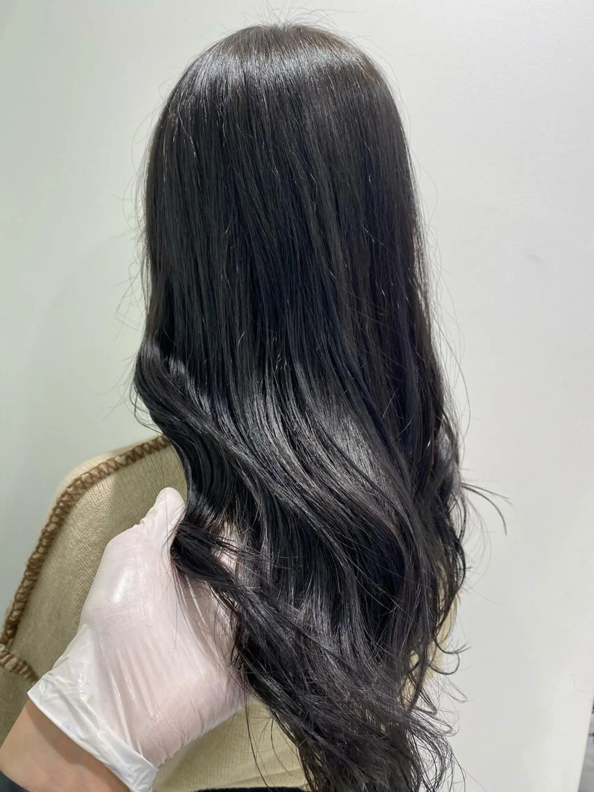 セミロング カラー パーマ ヘアアレンジ ネイル マツエク・マツパ 韓国風ベージュ🤎 赤みなし🌿横浜🤎のヘアスタイル