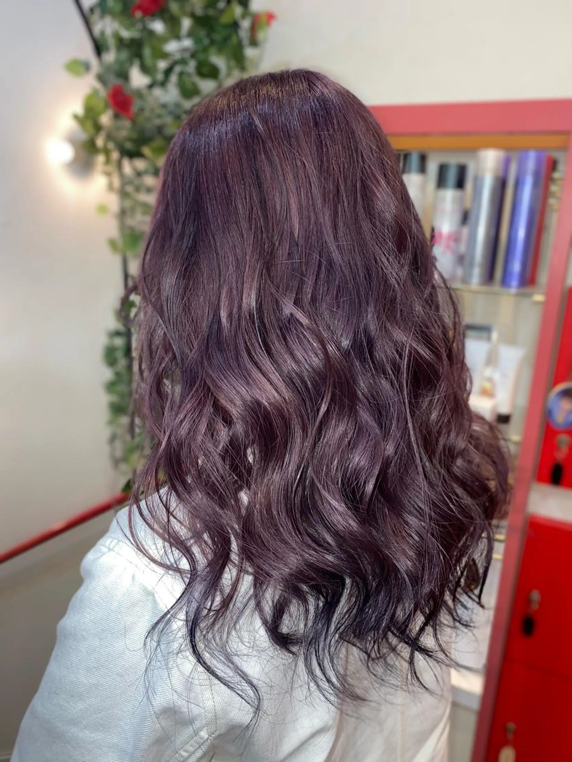 ミディアム ヘアカラー ゆぴ☾‪/推しカラー /ハイトーンのヘアスタイル