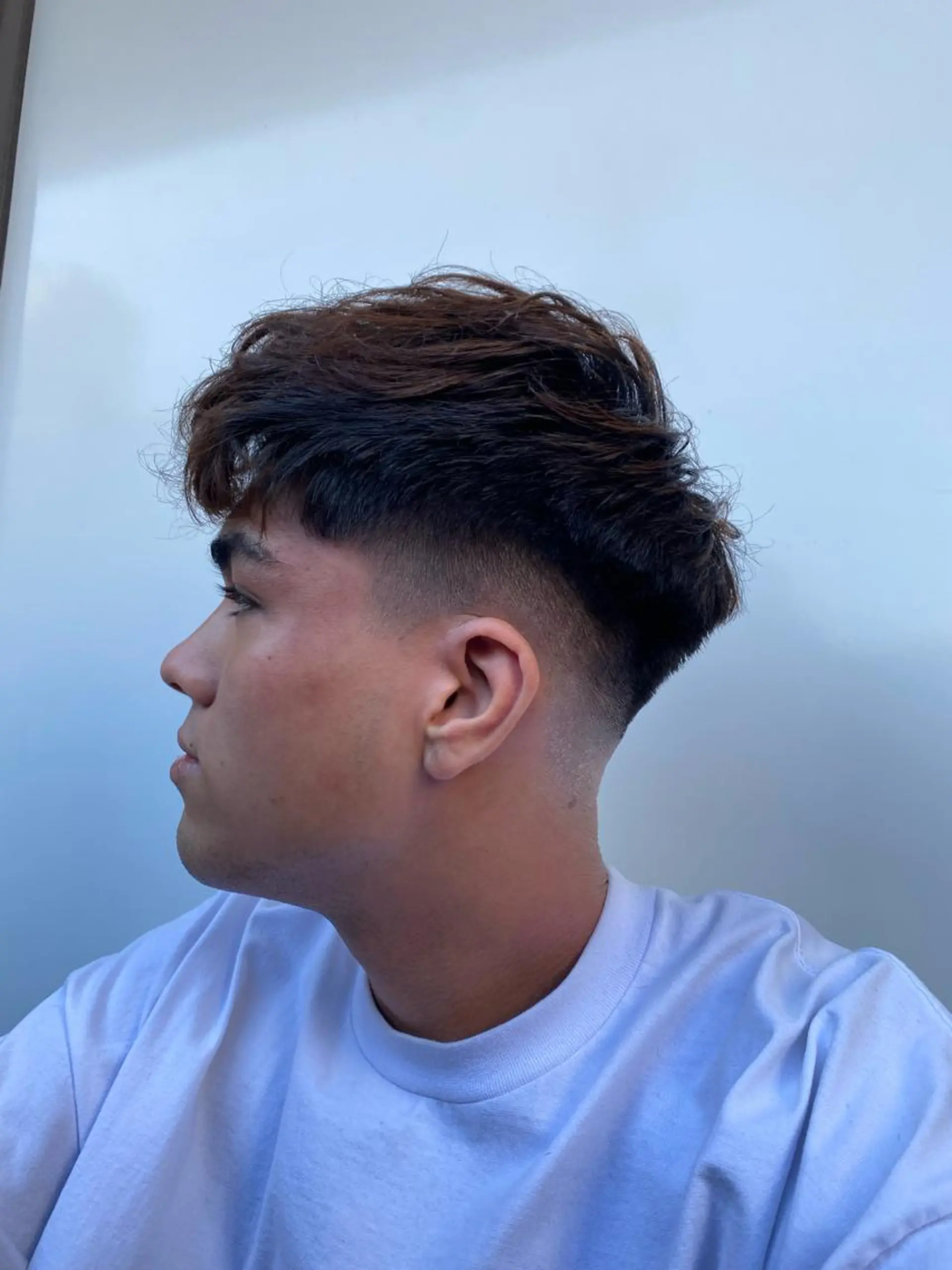 パーマ メンズ フェードカット メンズサロン AXLのヘアスタイル