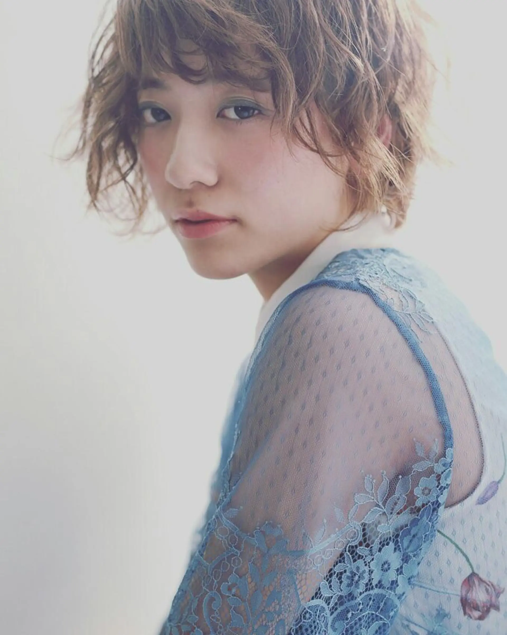 ショート ホリウチ ユキエのヘアスタイル