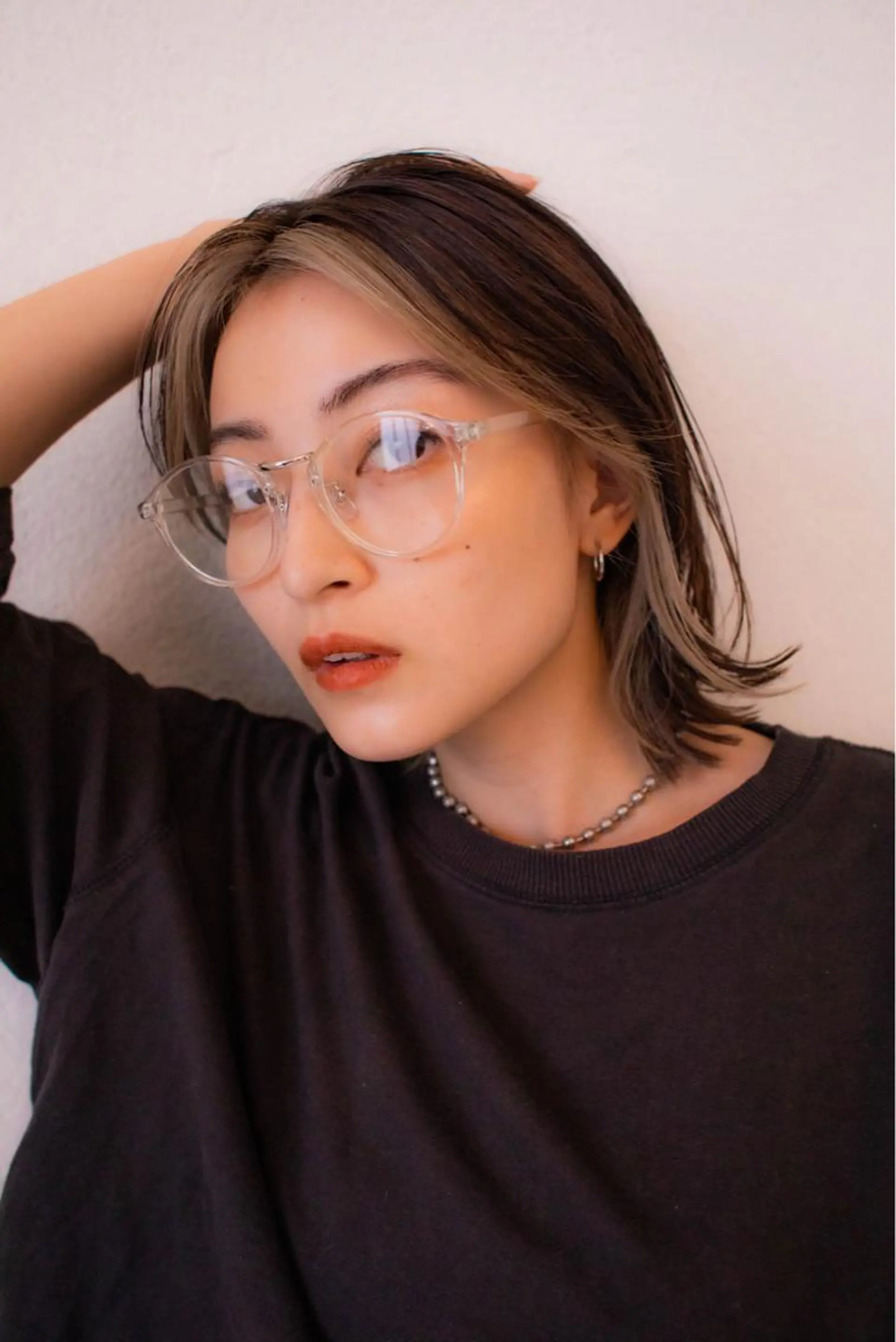 カラー オオネザワ ユカのヘアスタイル