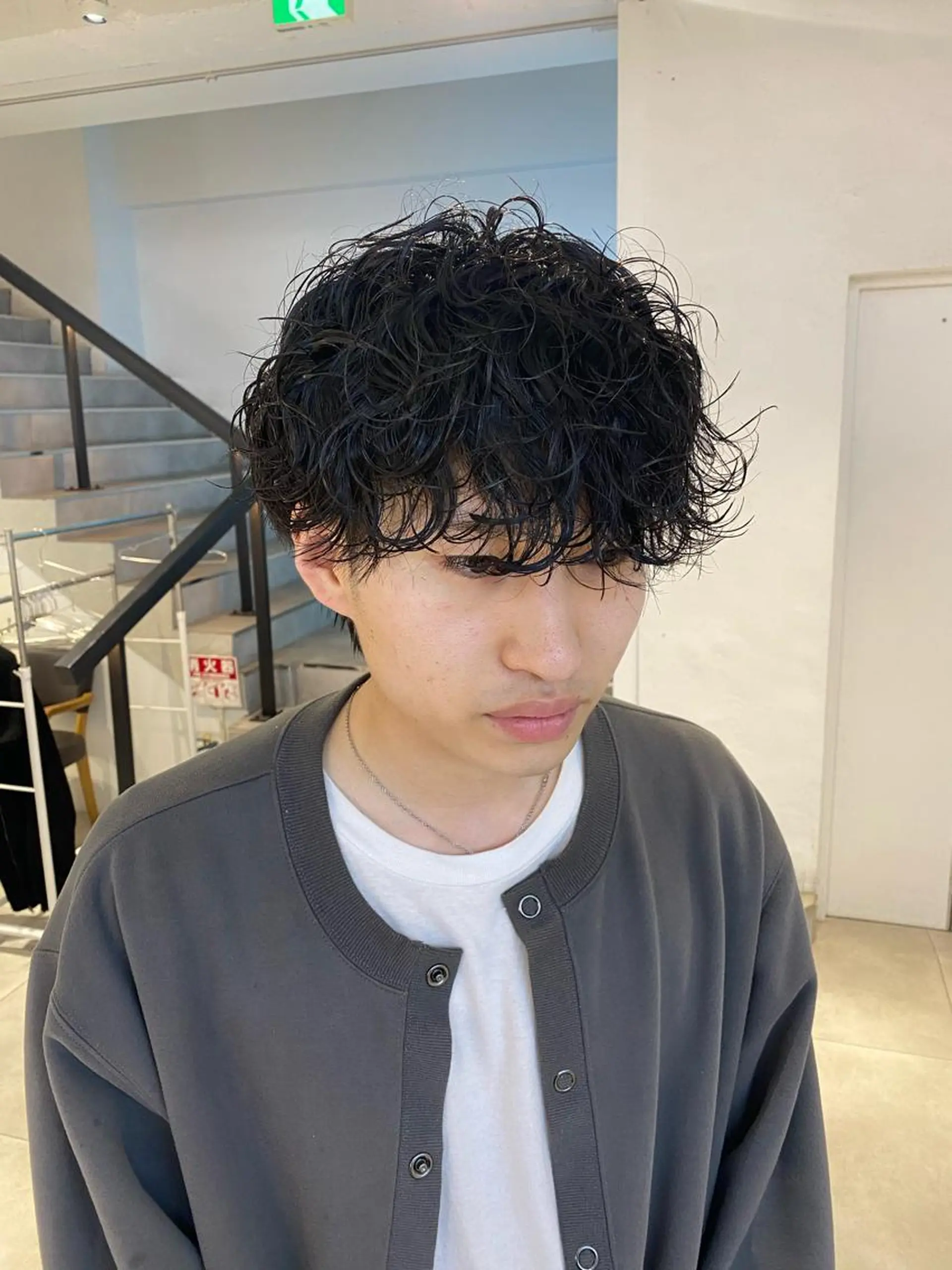 パーマ メンズ 新宿【メンズパーマ】 塩澤太一のヘアスタイル