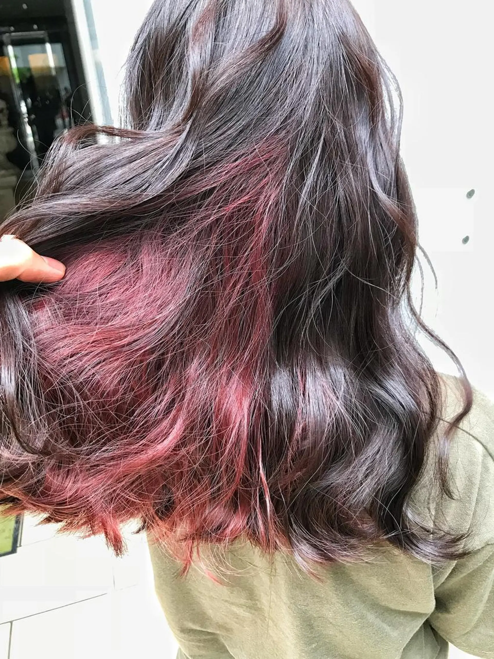 ロング メンズ縮毛矯正 ニュアンスパーマのヘアスタイル