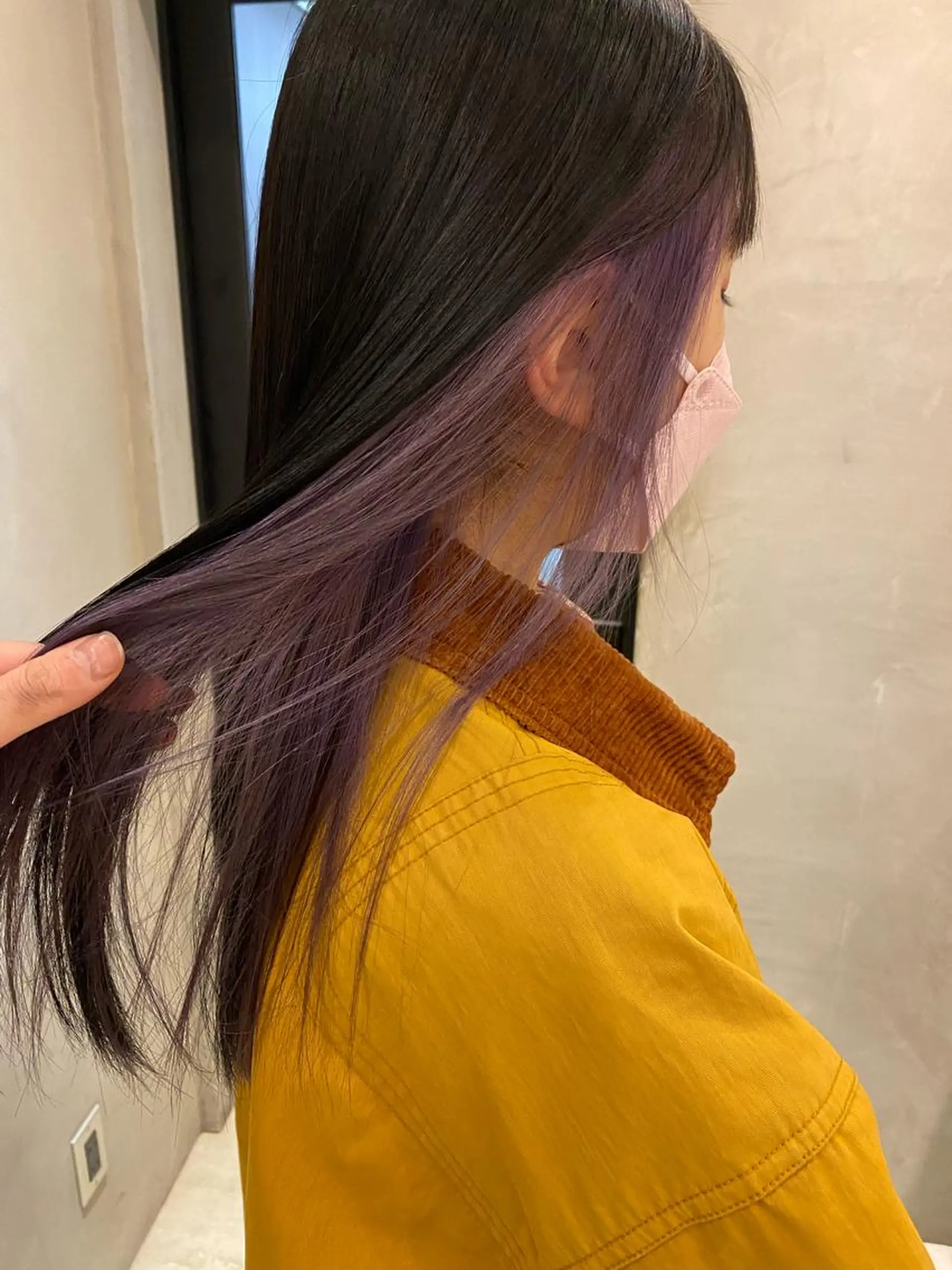 ロング 顔周りカット・相談 レイヤーも◎しずくのヘアスタイル