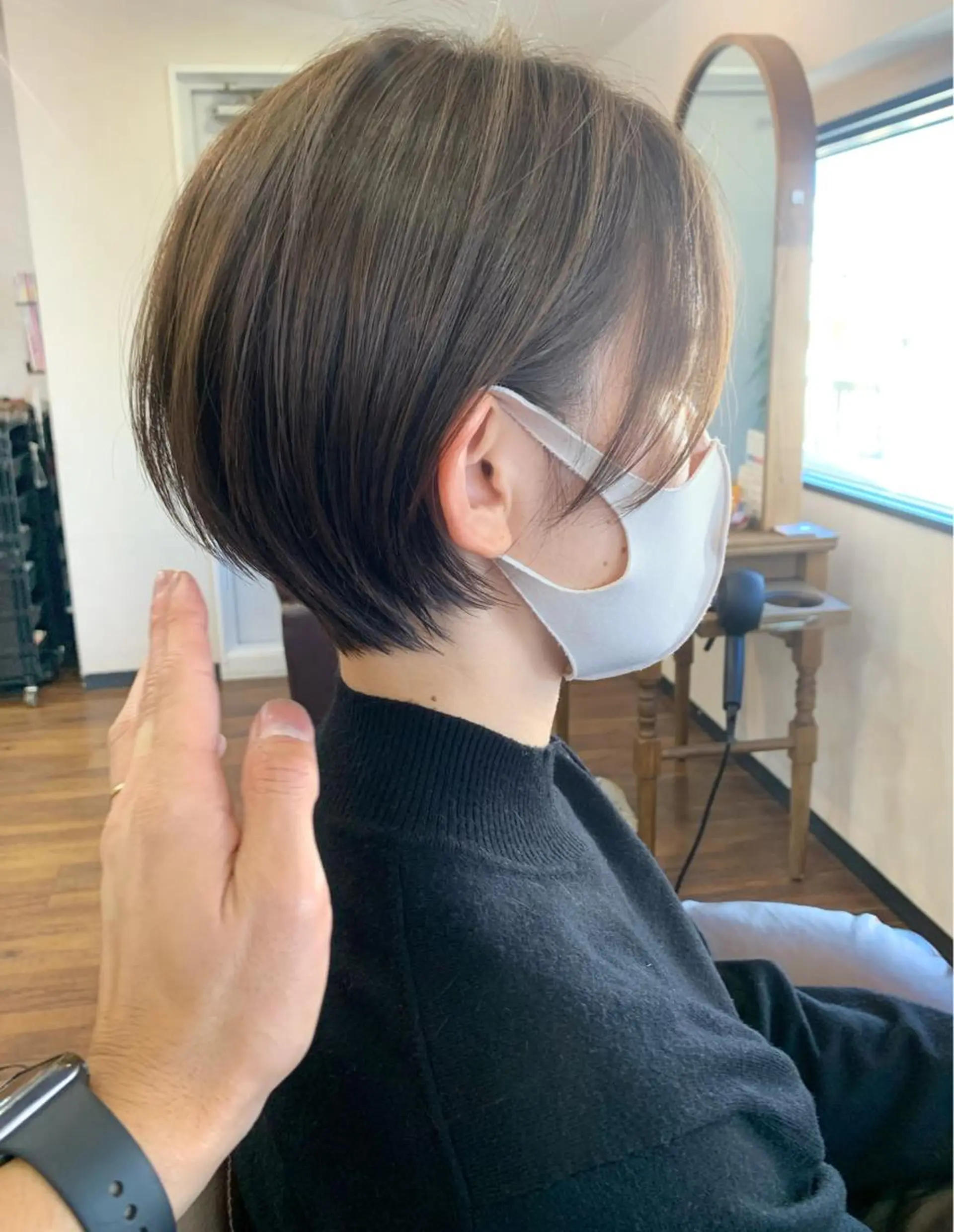 ショート 縮毛矯正/ショート/ レイヤー/畑中正敏のヘアスタイル