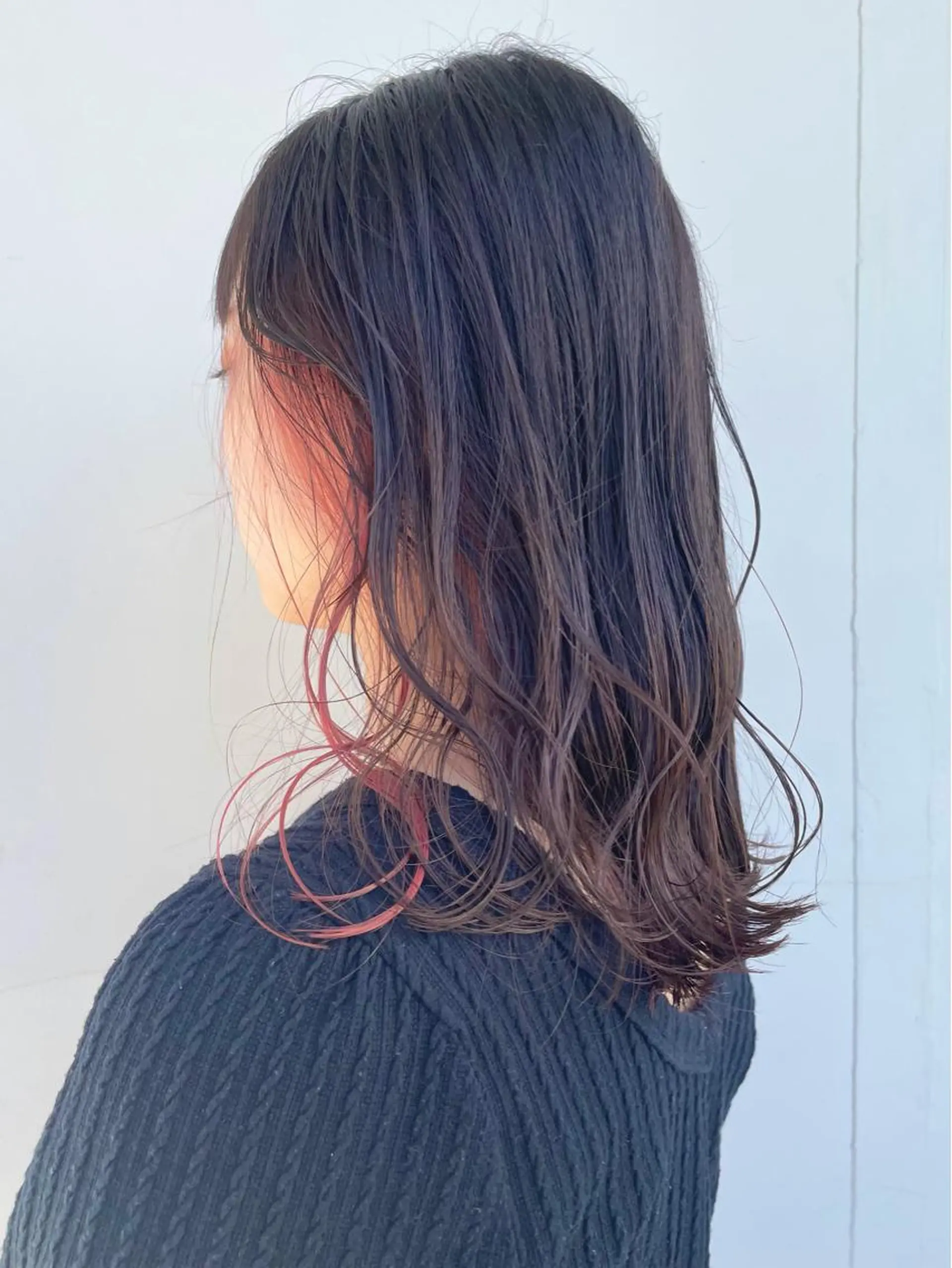 ミディアム カラー ブリーチ ケアブリーチ ダブルカラー インナーカラー ピンクカラー ヘアカラー トリートメント もにか🌞原宿/渋谷 🌝ブリーチカラーのヘアスタイル