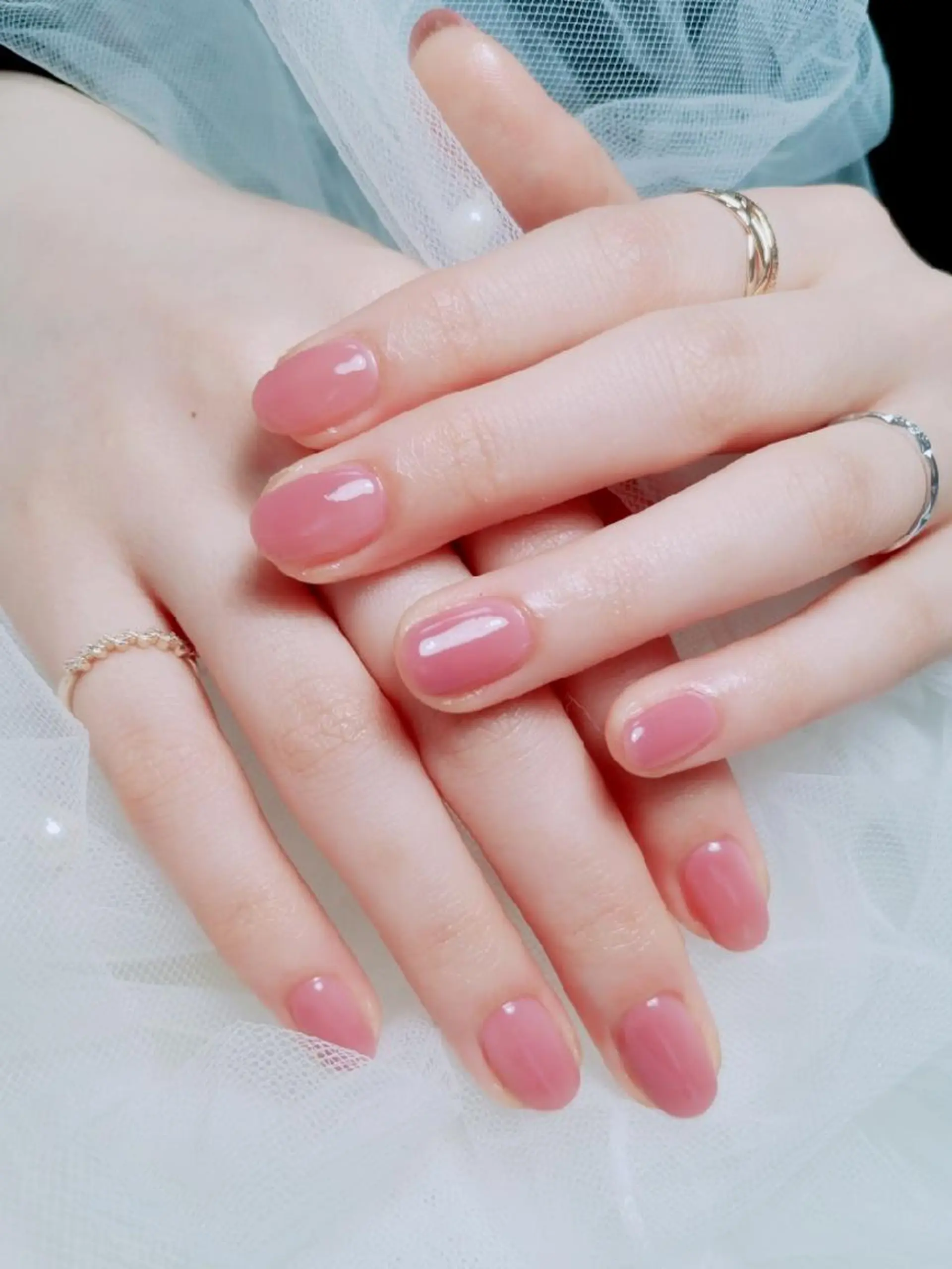 ネイル ワンカラーネイル ハンドネイル ulunail mikaのネイルデザイン