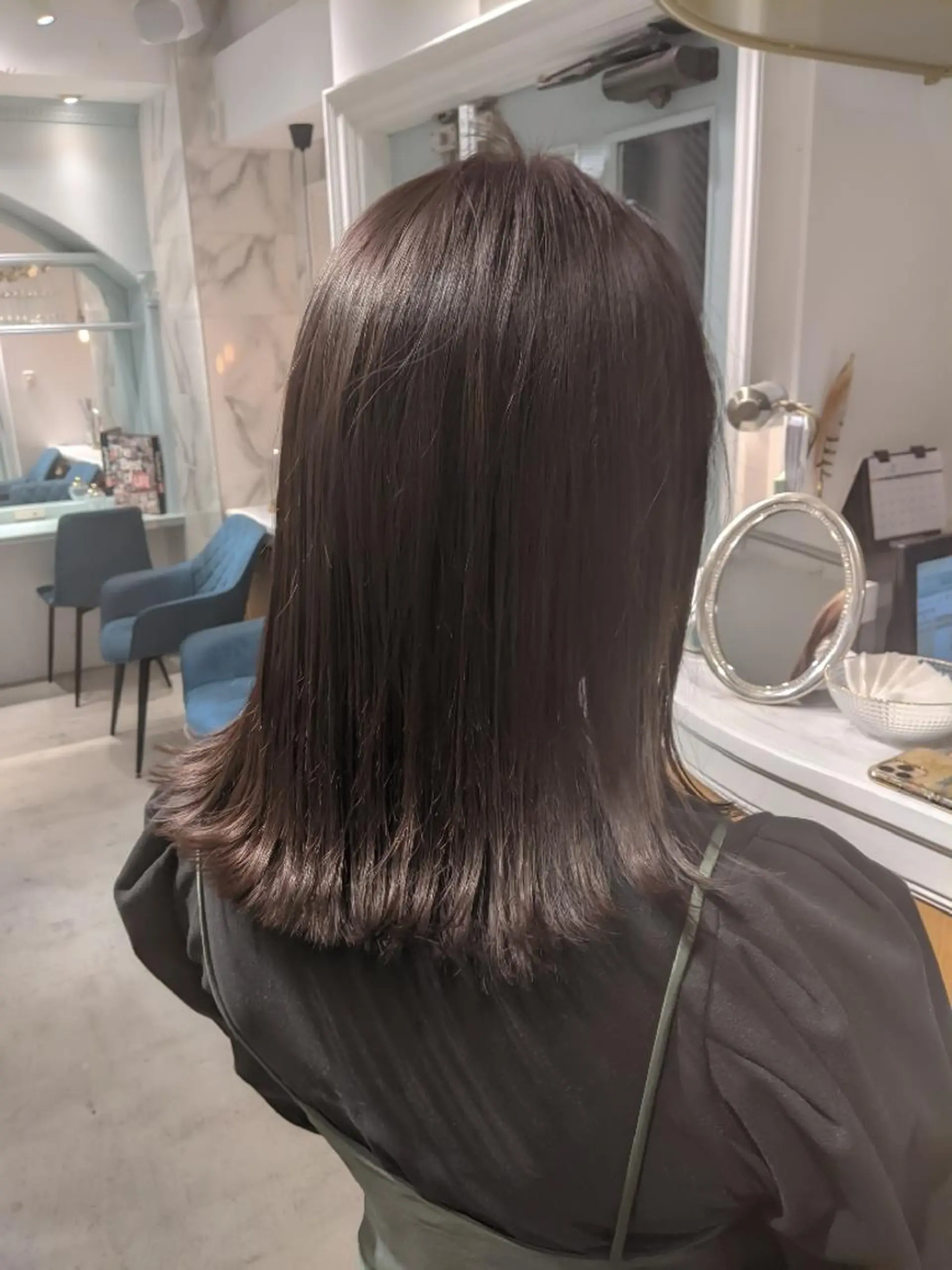 ミディアム 縮毛矯正/レイヤー 💎やまもとちひろのヘアスタイル