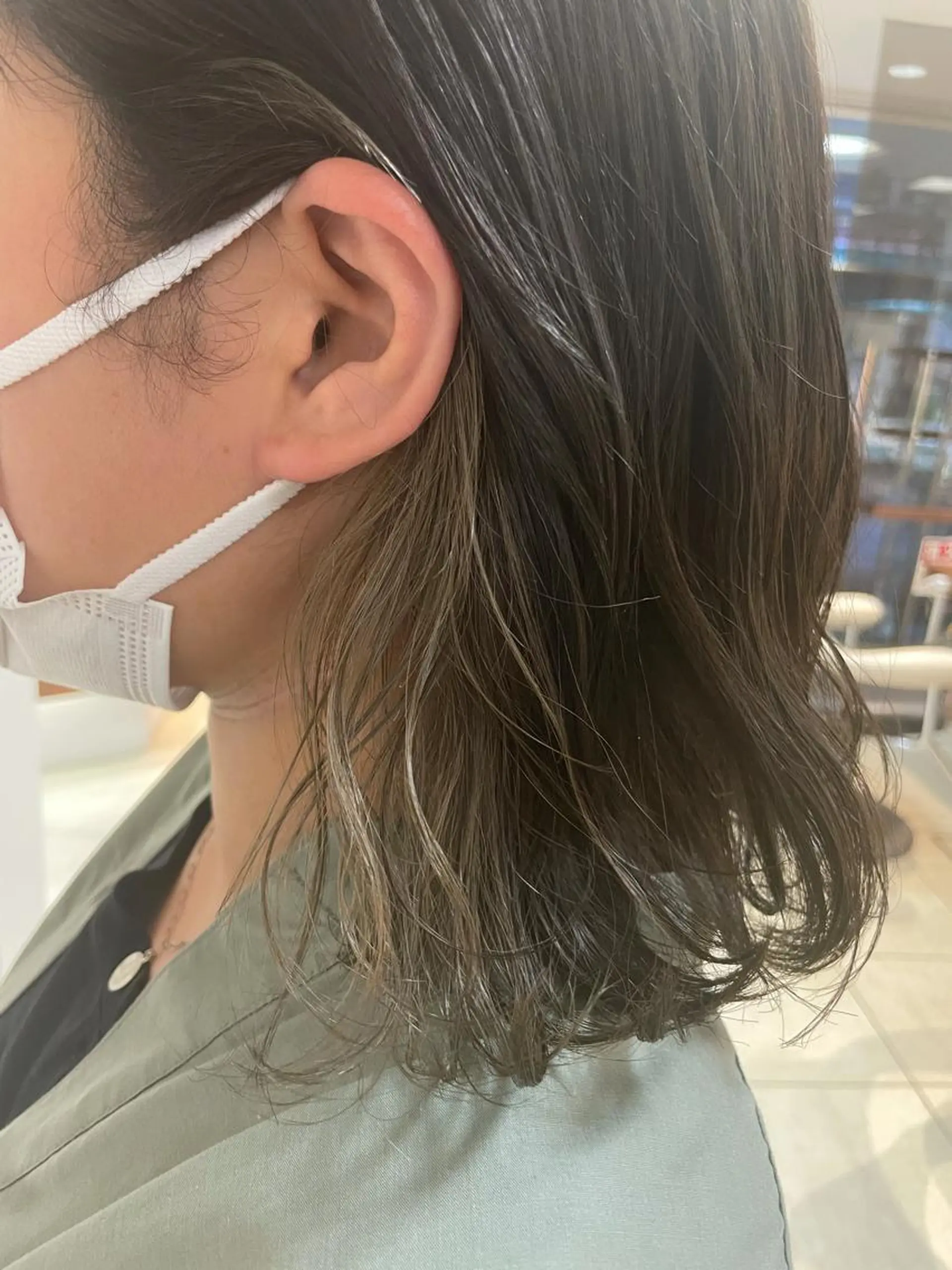 ミディアム カラー ヘアアレンジ カット ヘアカラー 【Sweep】おじま のぞみのヘアスタイル