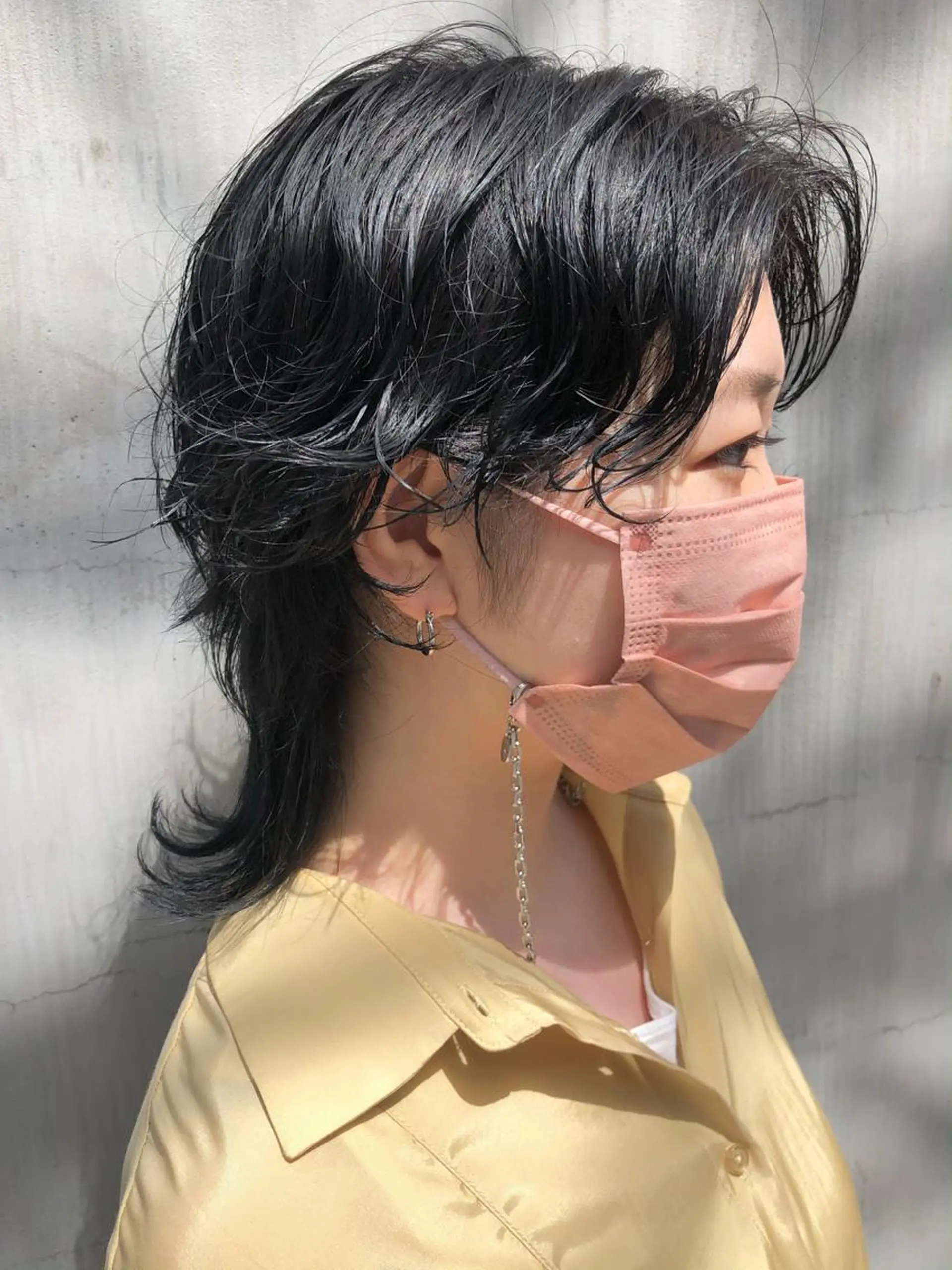 ショート パーマ ウルフカット カット パーマ 千葉 郁也のヘアスタイル