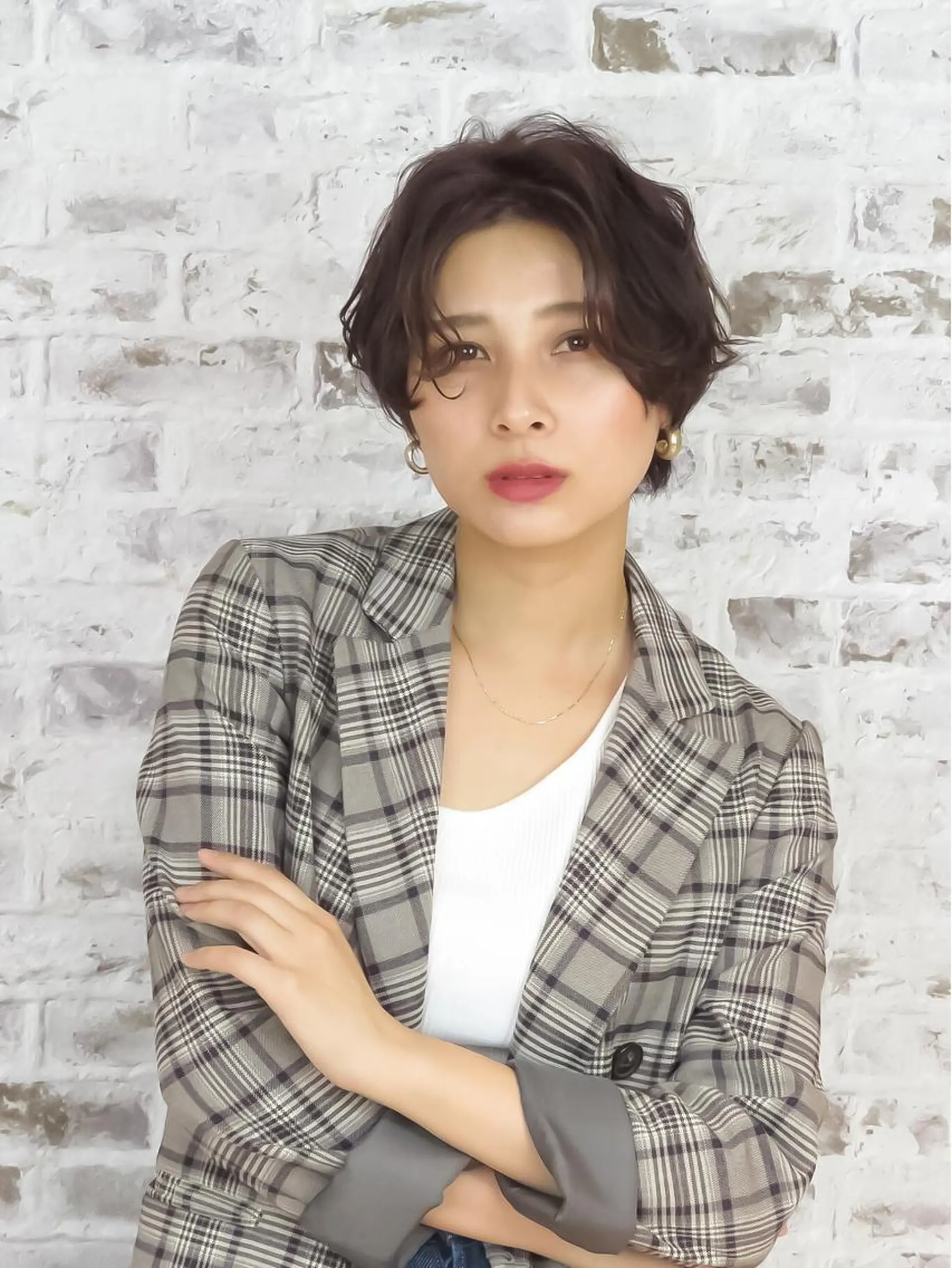 ショート ハンサムショート ショートヘア ヤマダ ショウコのヘアスタイル