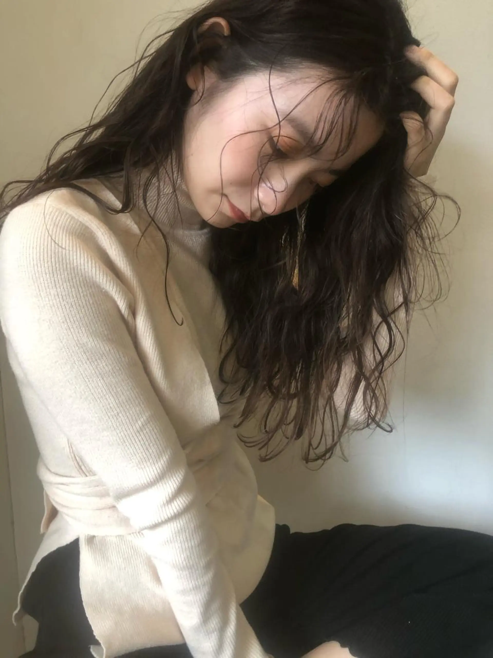 ロング カラー ヘアアレンジ 大人girly🛋️ 🤍yukakoのヘアスタイル