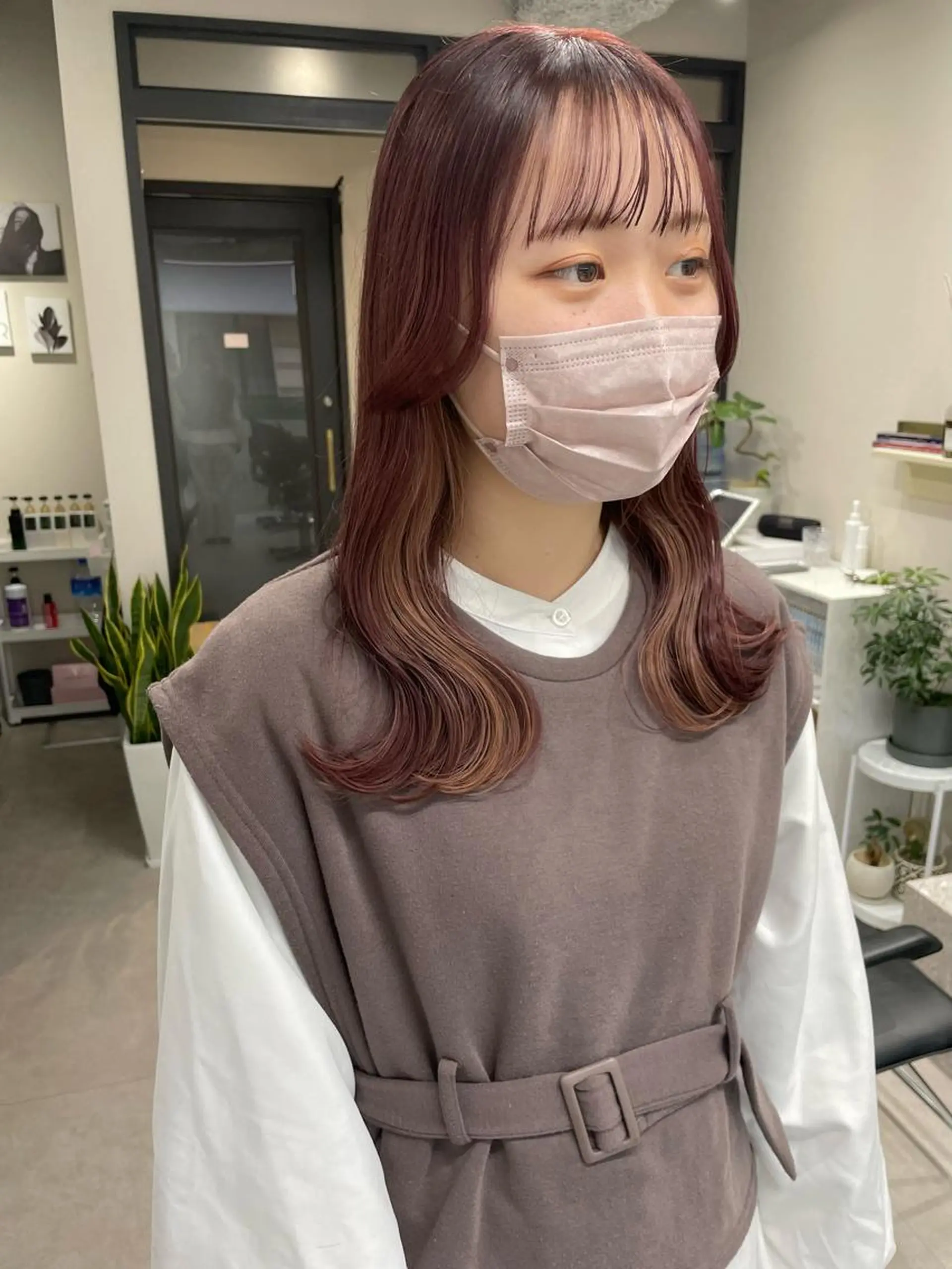 ロング ヘアカラー 🌸インナーカラー 🌸藤井春華のヘアスタイル