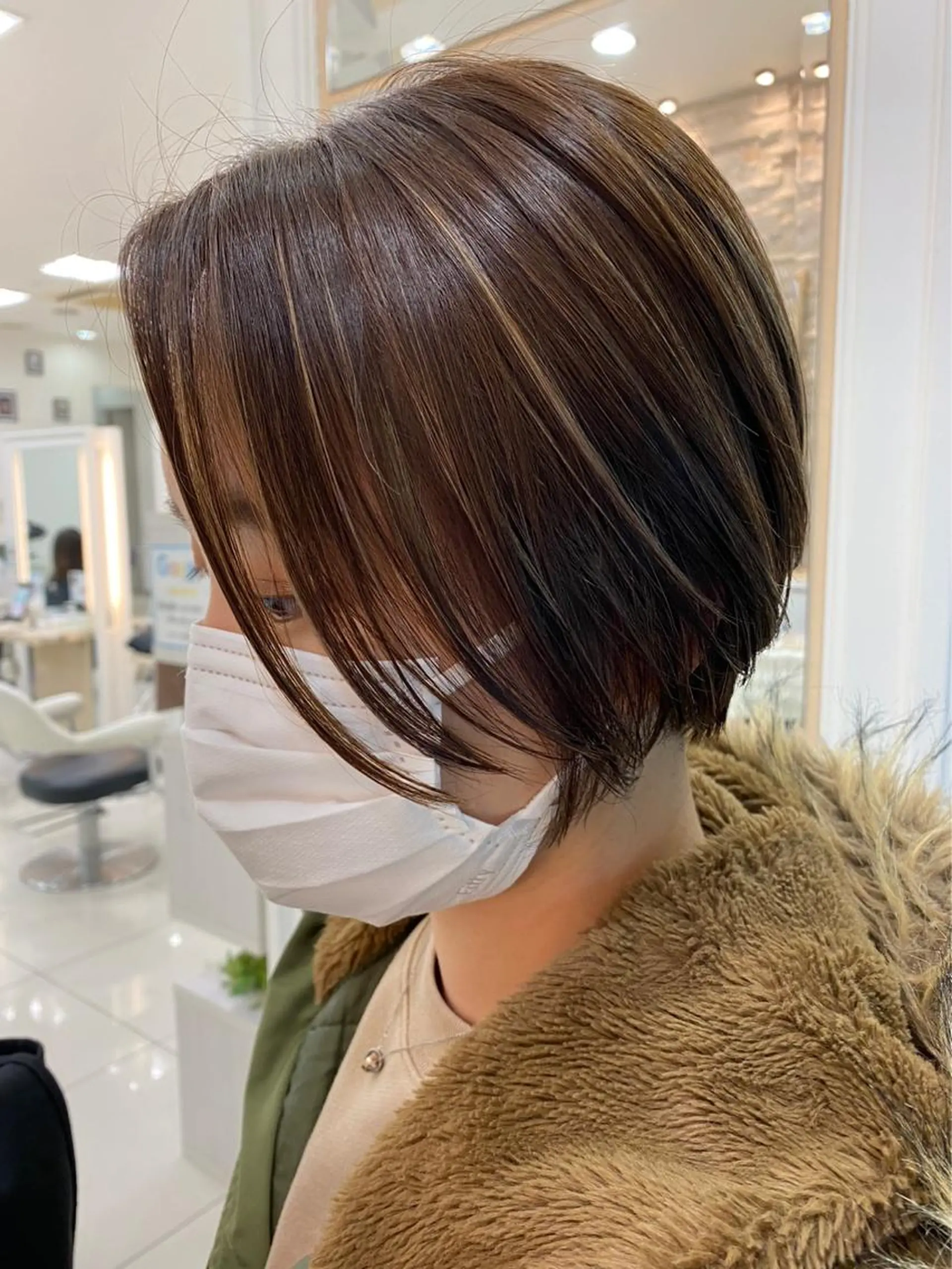 ショート ハイライト 🫧ふくだ りな 🕊のヘアスタイル