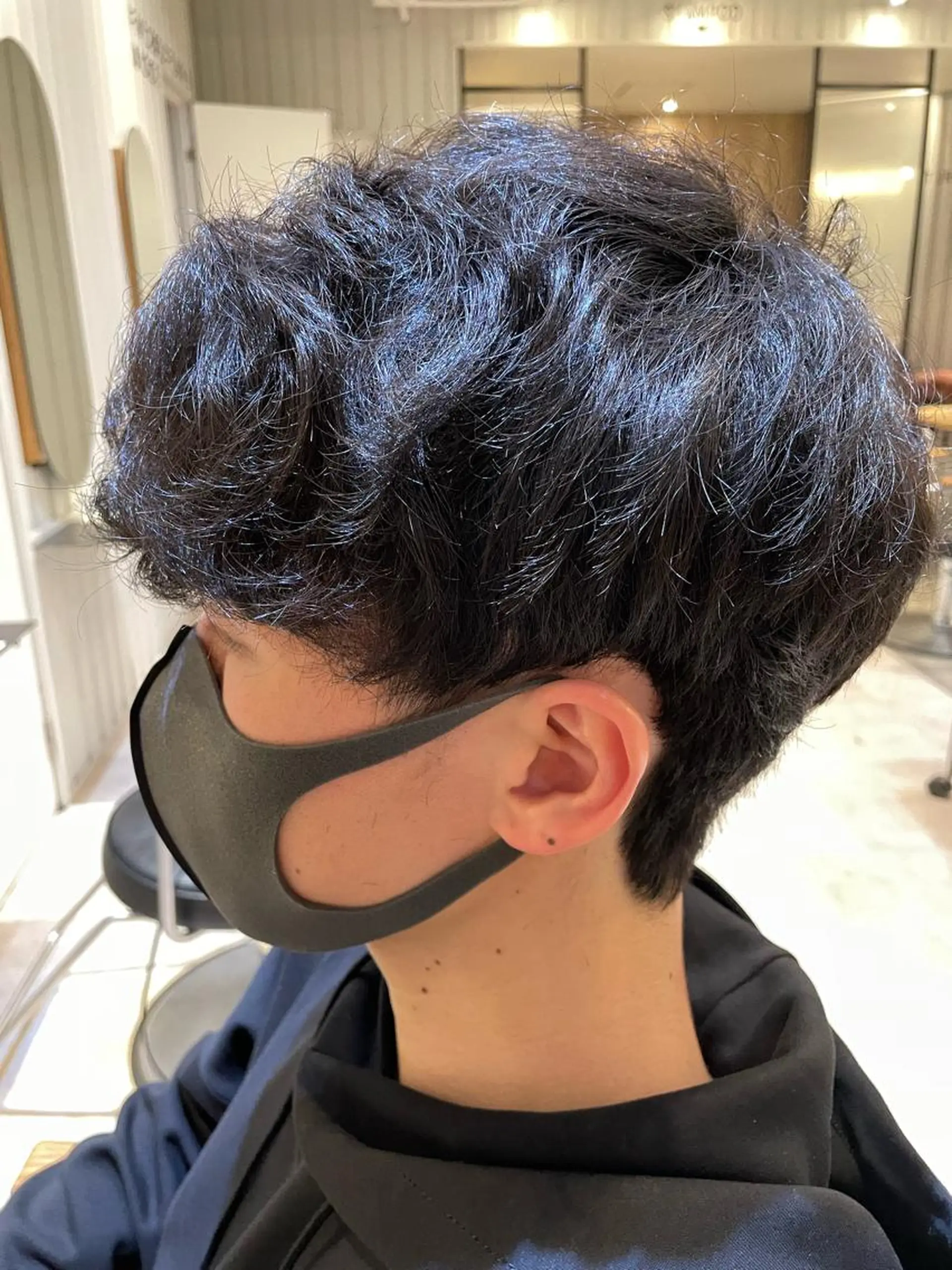 メンズ 💘韓国レイヤー上 品カラーruru💘のヘアスタイル