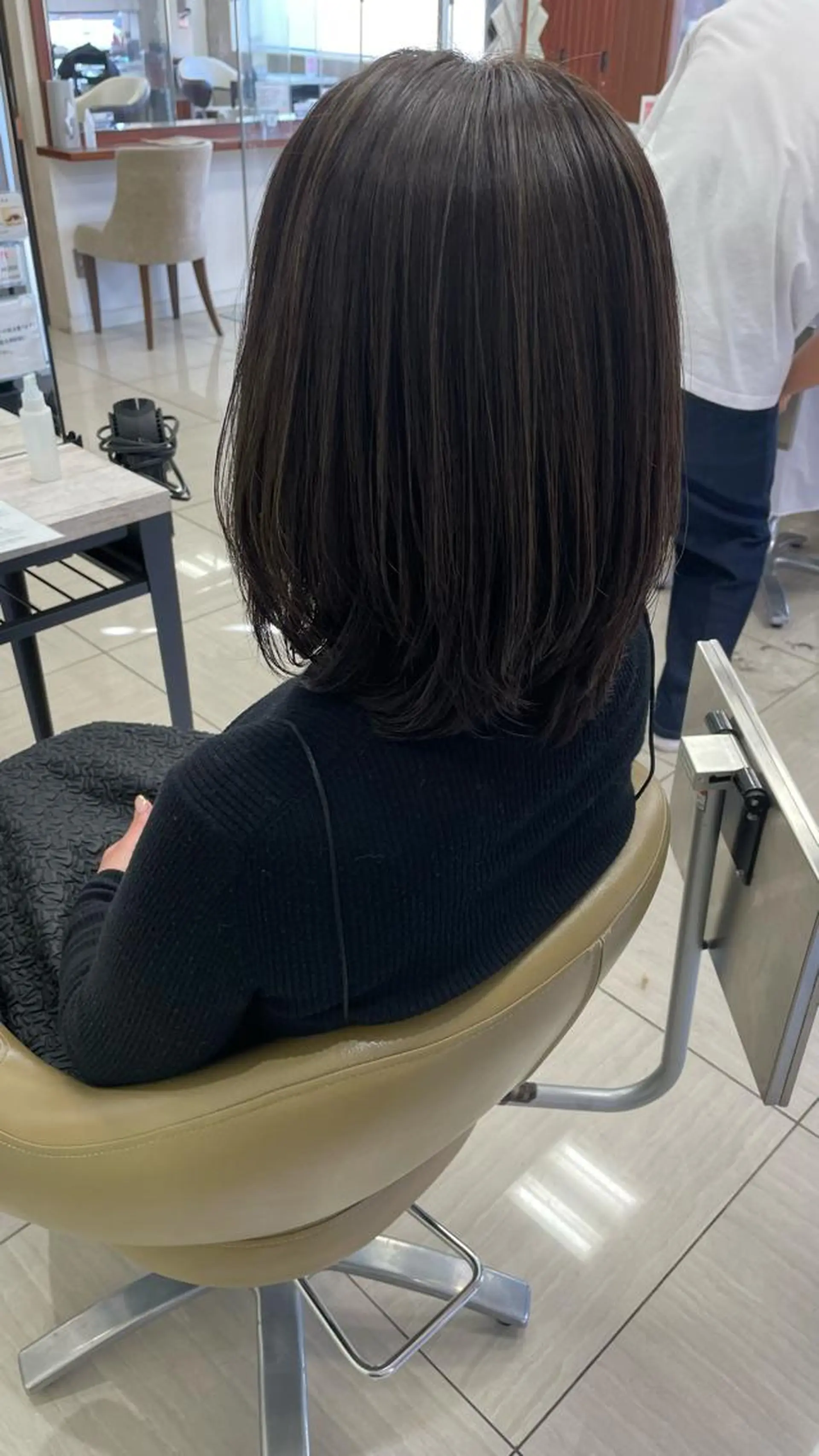 ミディアム カラー アッシュ ブリーチ ケアブリーチ ダブルカラー グレージュ ヘアカラー 牧野恭平 【★酸性縮毛矯正★】のヘアスタイル