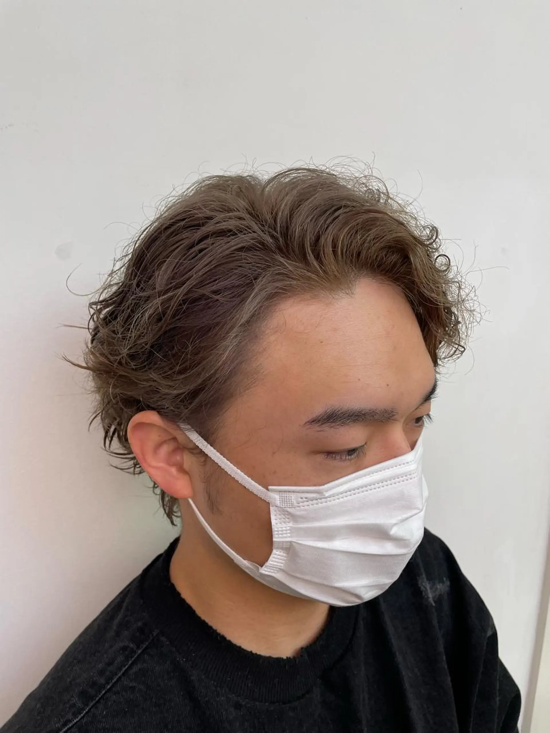 カラー メンズ ベージュカラー 川上拓真 ✂︎学芸大学のヘアスタイル