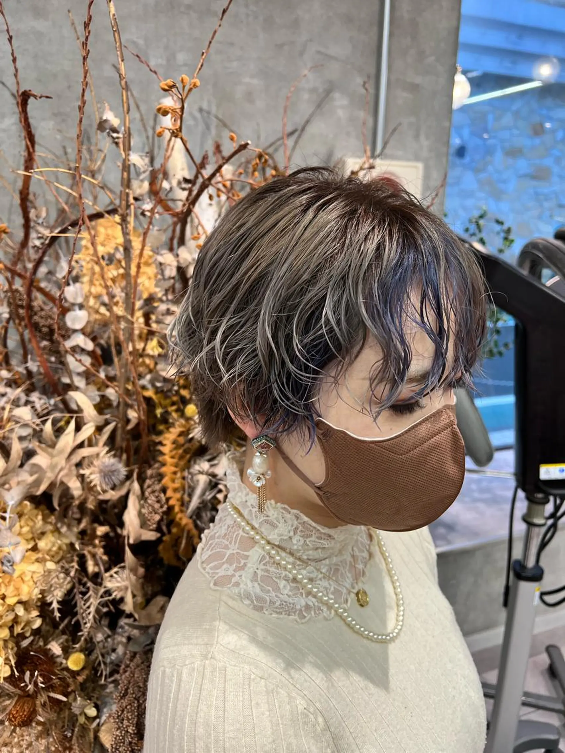 ショート カラー デザインカラー ヘアカラー トリートメント 🌞レイヤー×カラー 前川那津美🌞のヘアスタイル