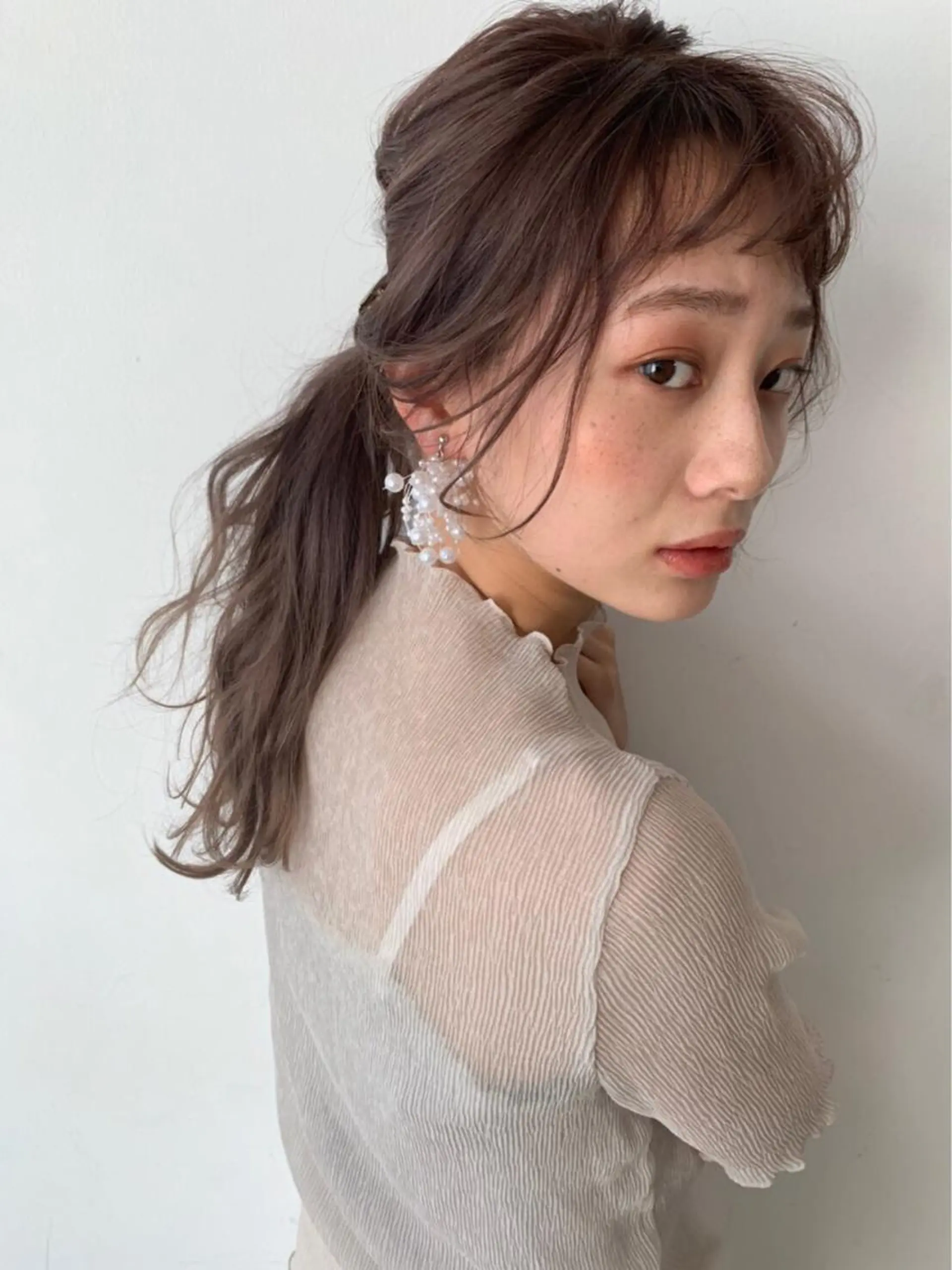 ロング 福田 ジュンキのヘアスタイル