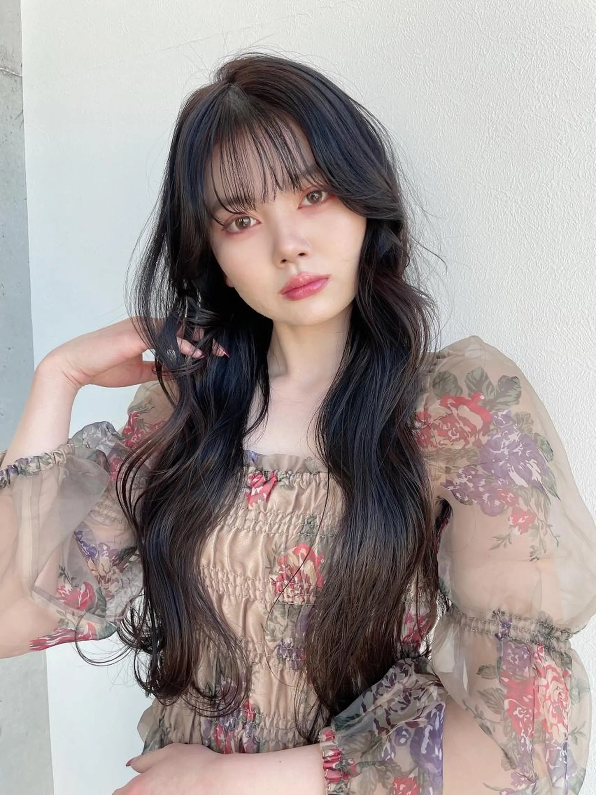 ロング カラー 似合わせ/小顔/ 韓国✨KAITOのヘアスタイル