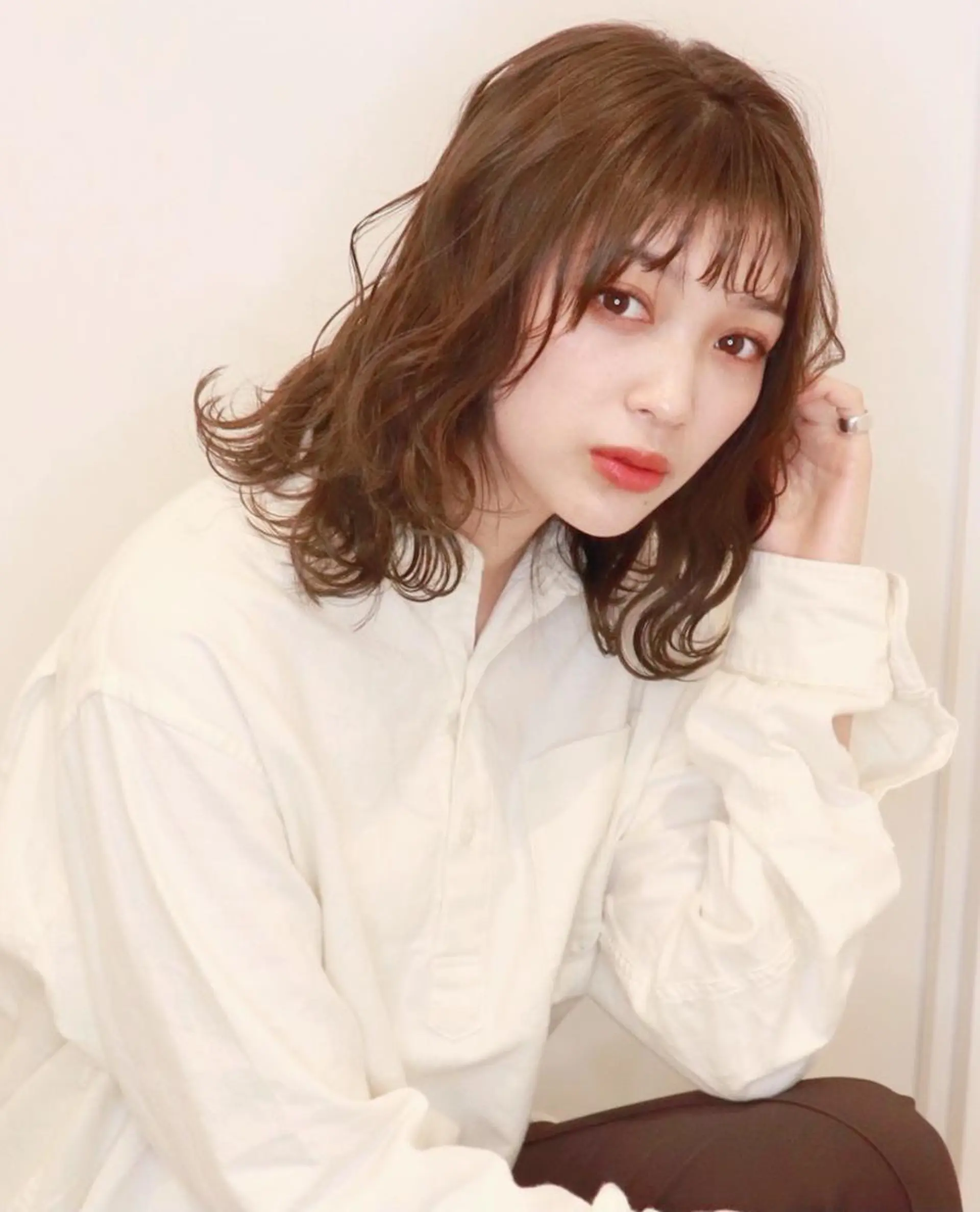 ミディアム カラー ヘアアレンジ トレンド眉🫧🪄 kumiの眉毛・アイブロウイメージ