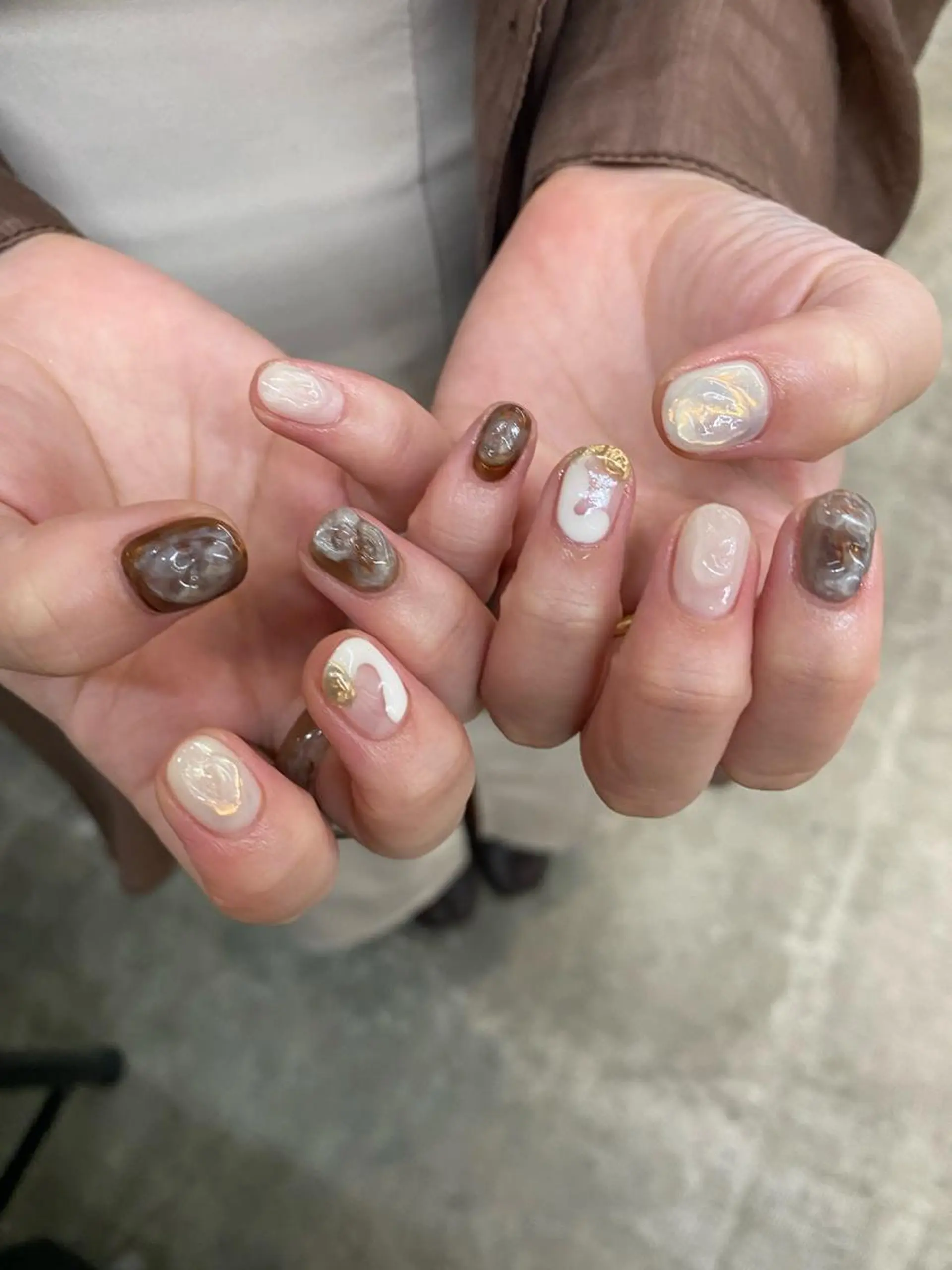 ネイル 持ち込み ハンドネイル 栗林 実莉のネイルデザイン