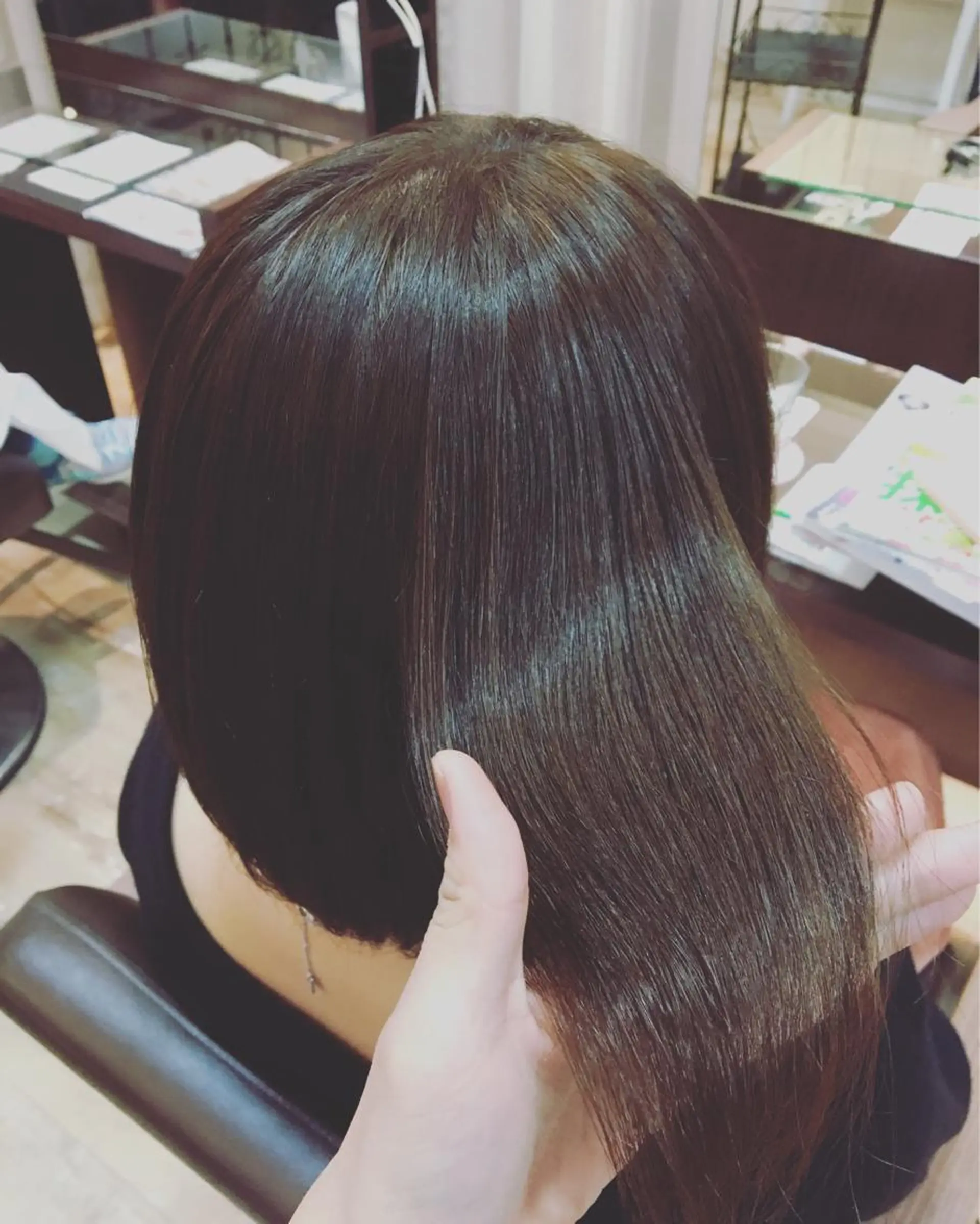 ミディアム 【寺田町】ソリハシ アキラのヘアスタイル