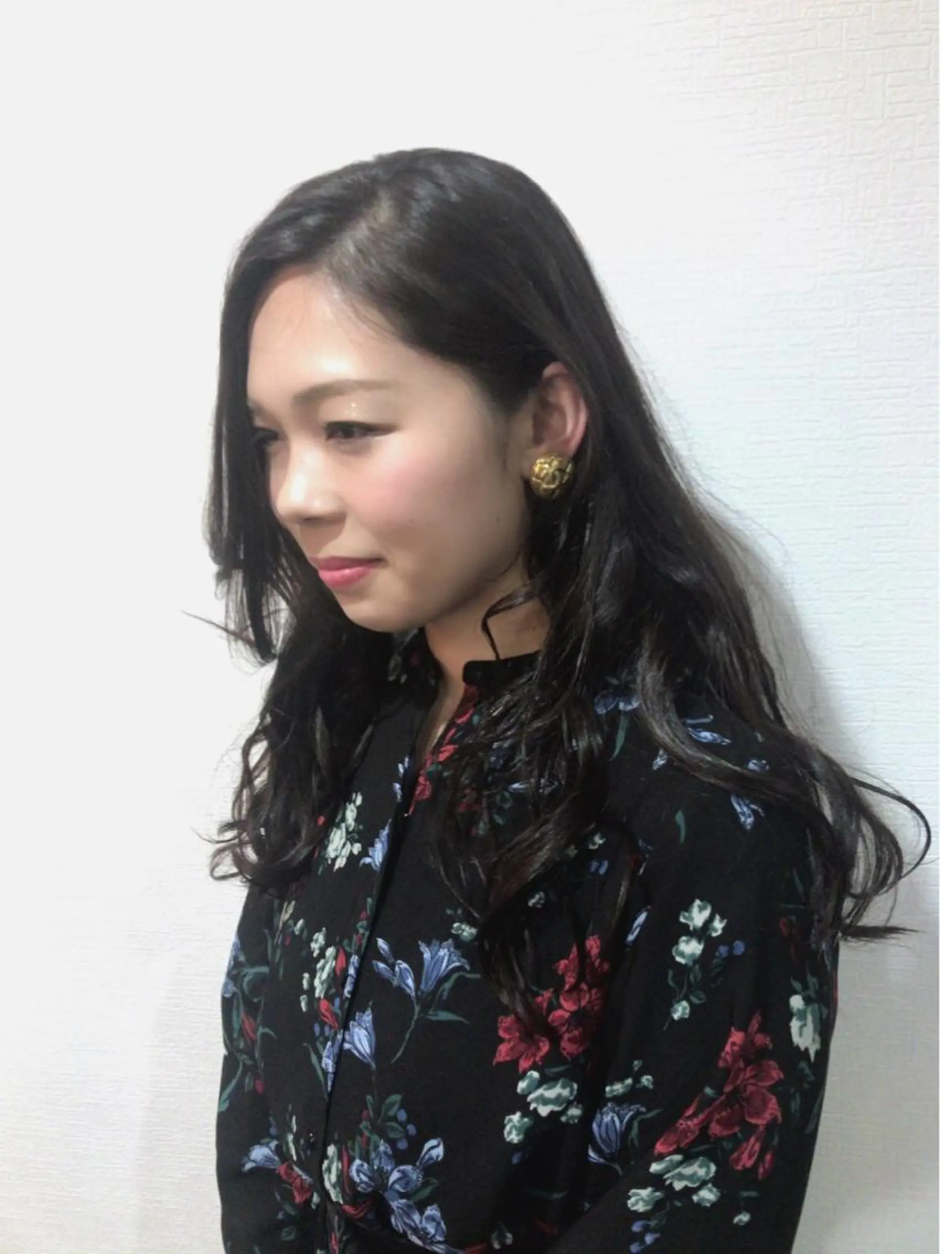 セミロング カラー レイヤーカット匠 イソザキノリユキのヘアスタイル