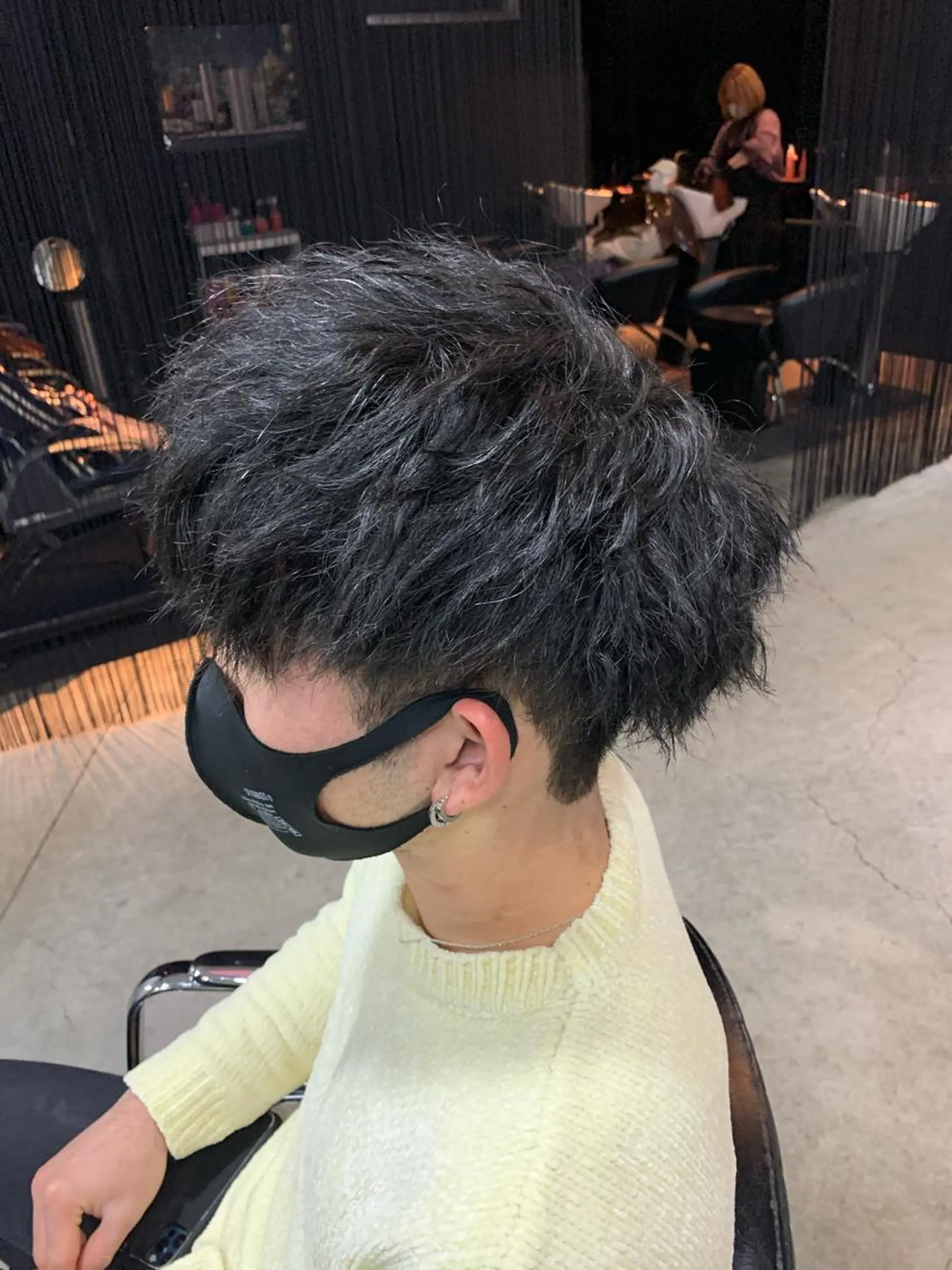 パーマ メンズ マッシュ メンズパーマ メンズツイストパーマ 刈り上げ ツイストパーマ カット パーマ __ みずきのヘアスタイル