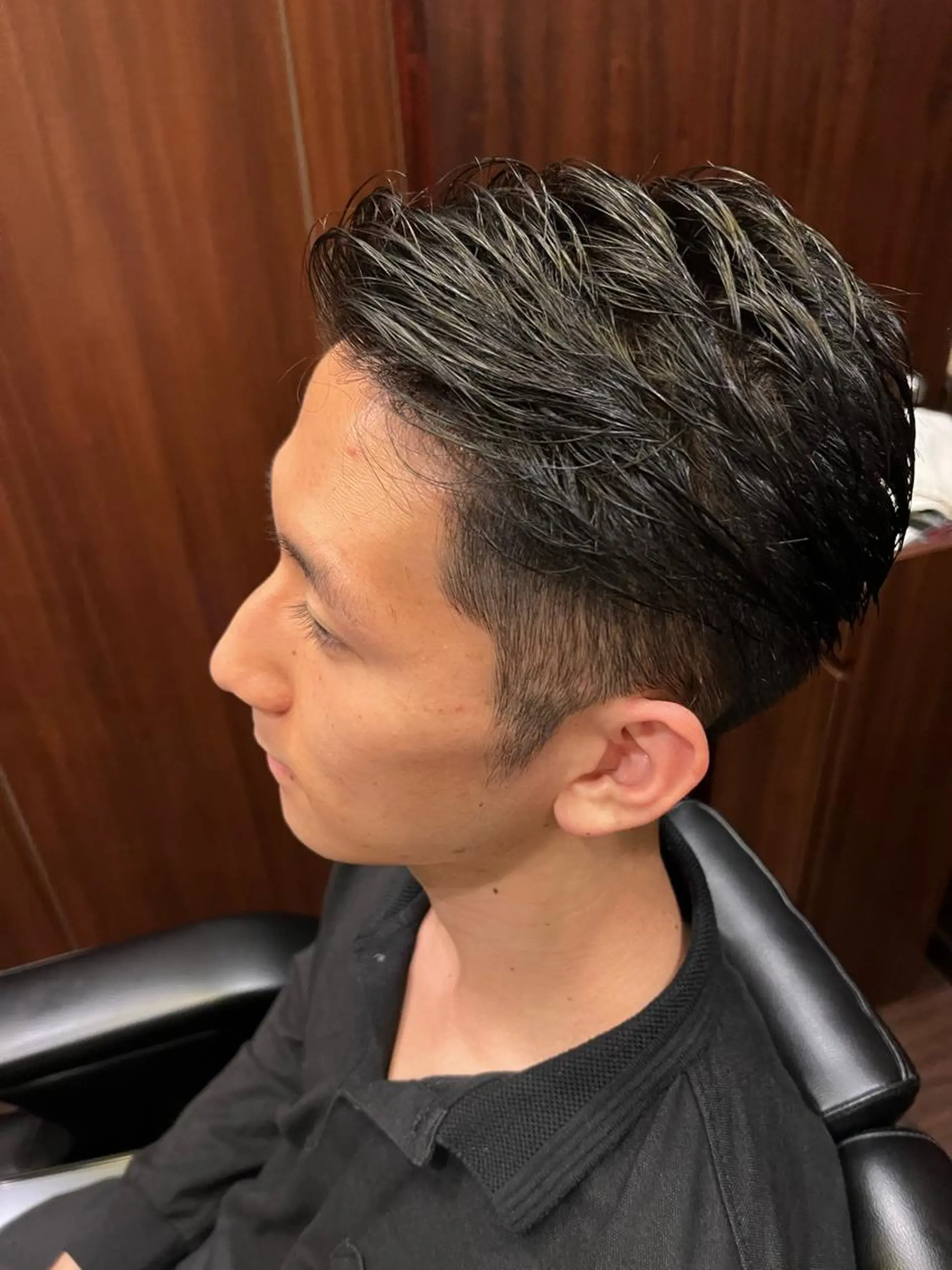 ショート メンズ 大久保 竣太のヘアスタイル