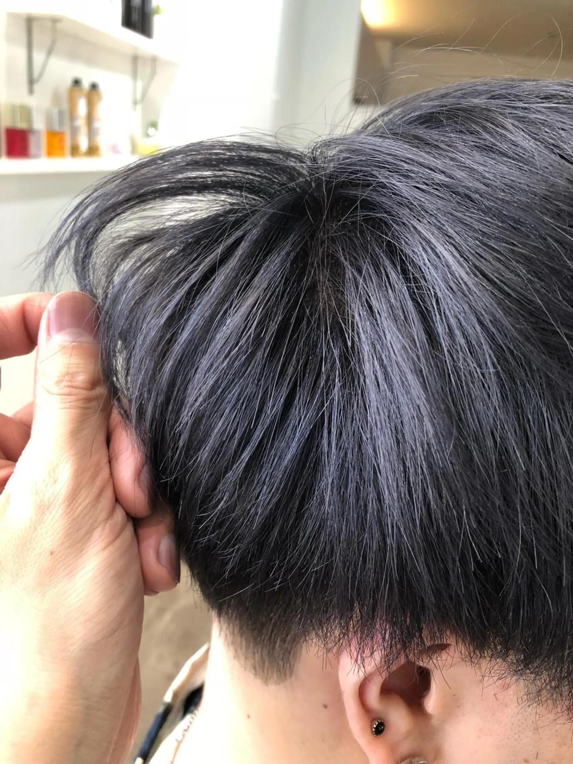 ショート カラー メンズ 佐々木 政徳のヘアスタイル